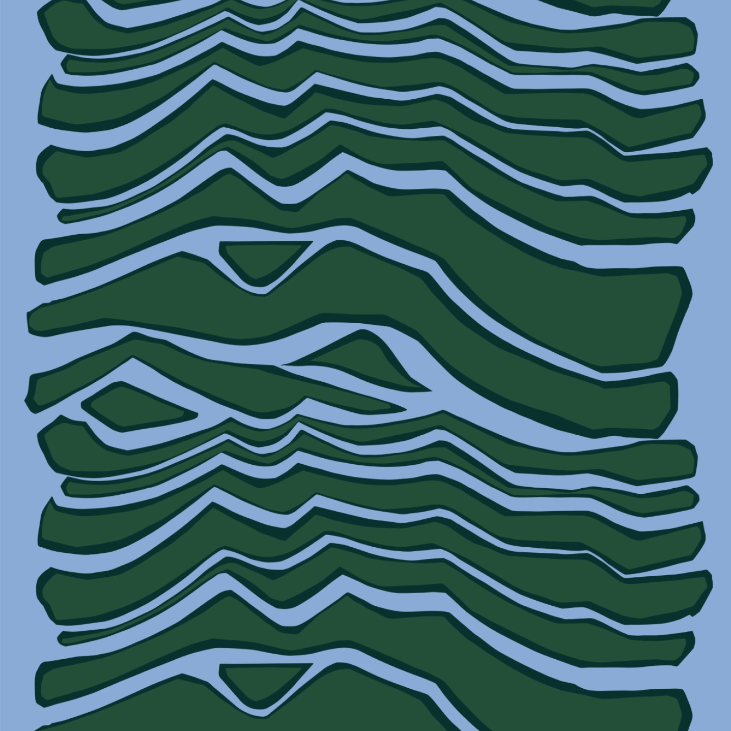 Marimekko Ikea collaboration pattern called Puuleikkaus