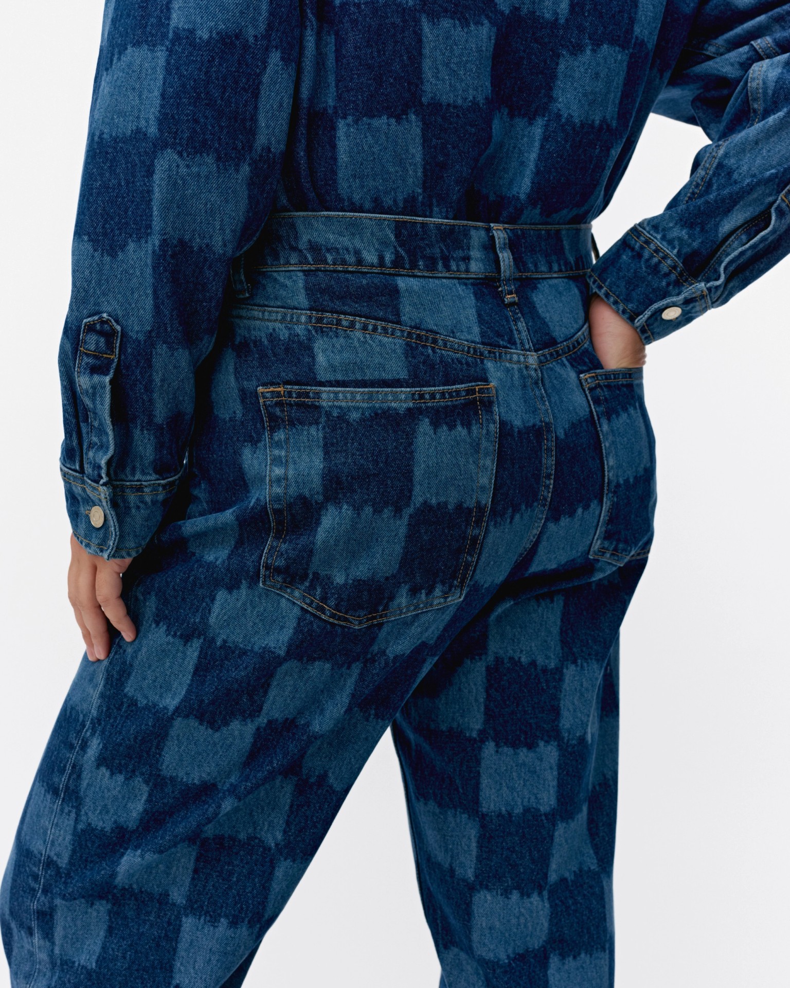 Maridenim Barrel Jäkälä, Jeans (long), mid indigo,