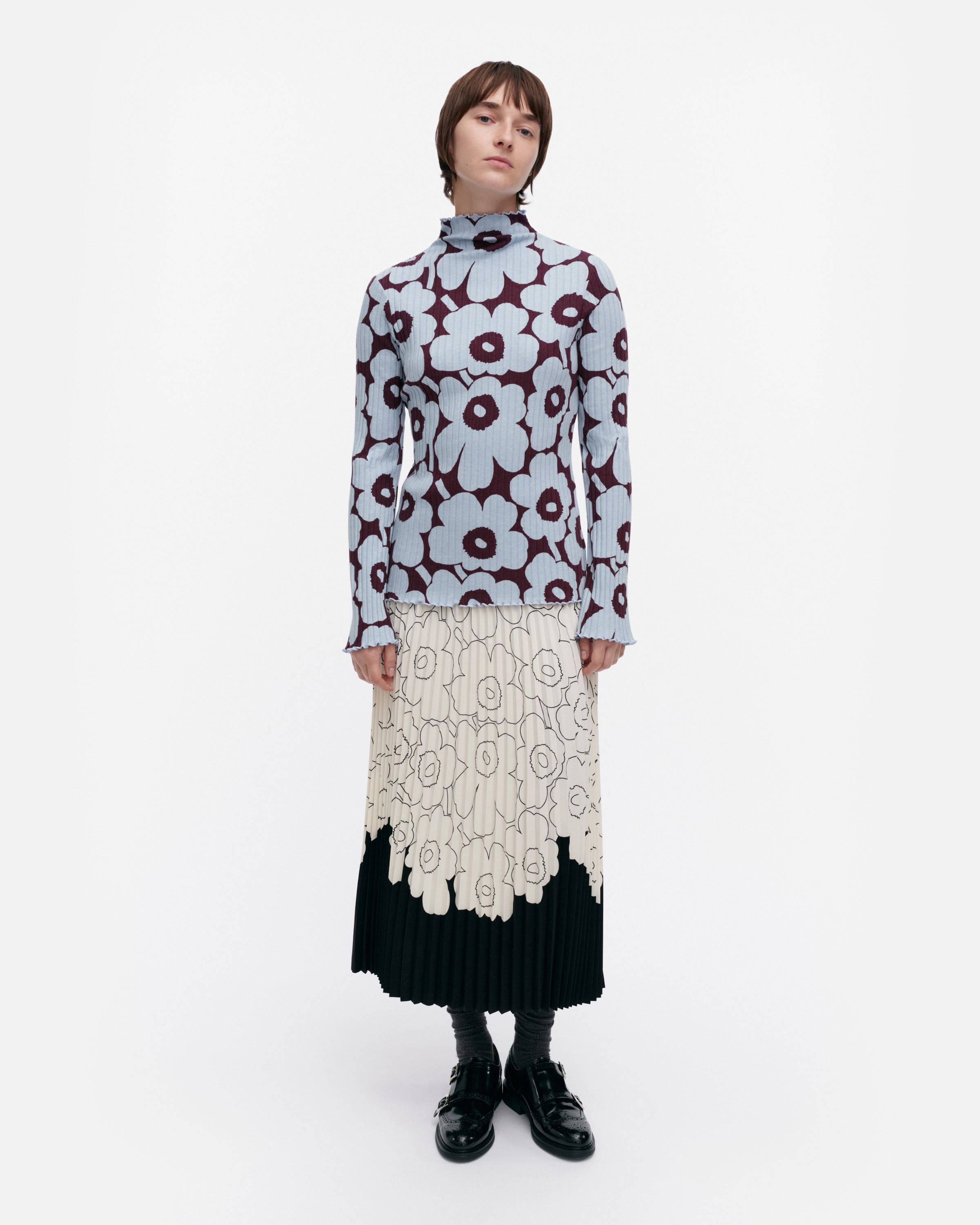 marimekko Faasi Unikko カットソー Faasi Unikko Blouse | Marimekko