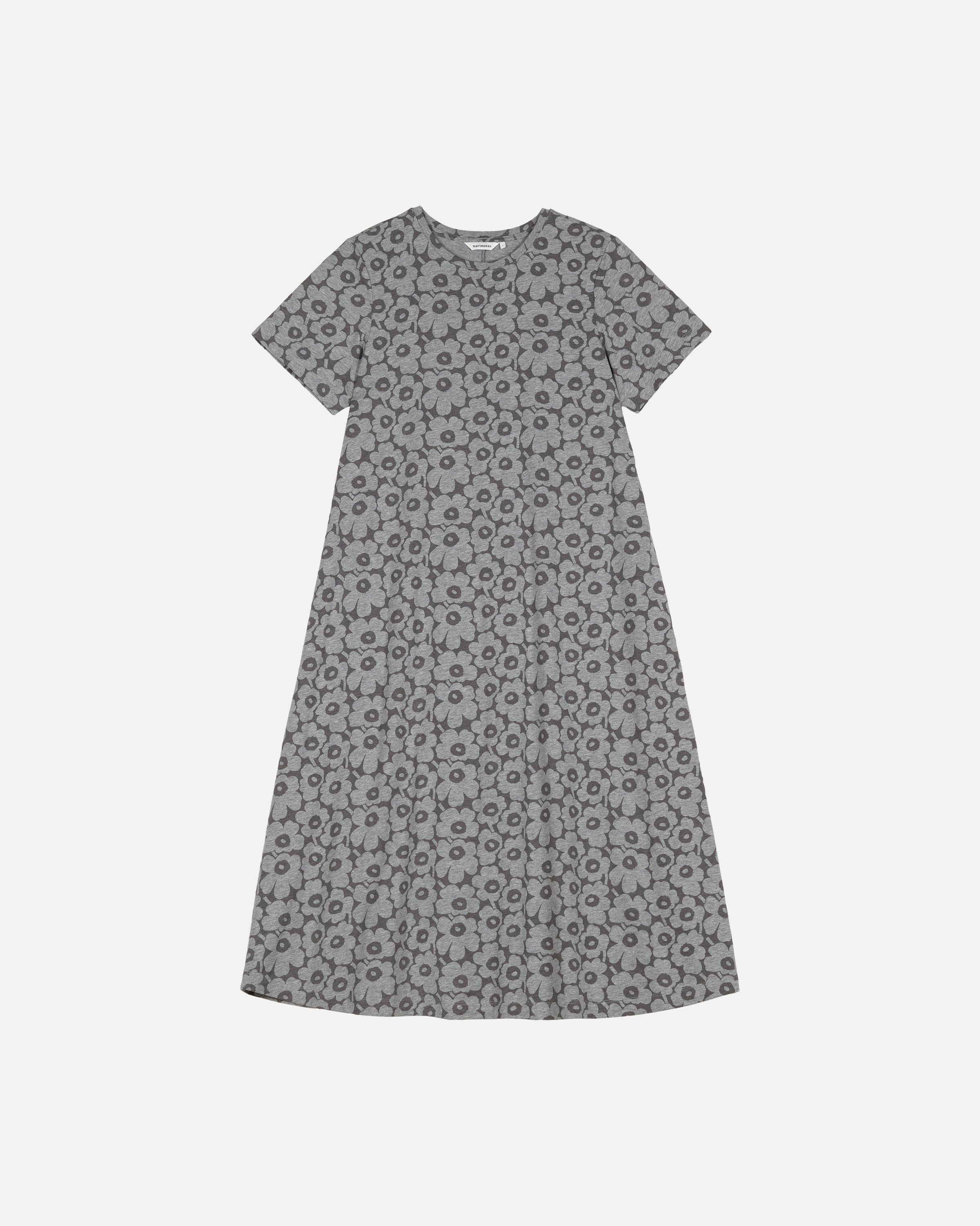 Maridenim Vaihe Unikko jean shirt mid indigo | Marimekko