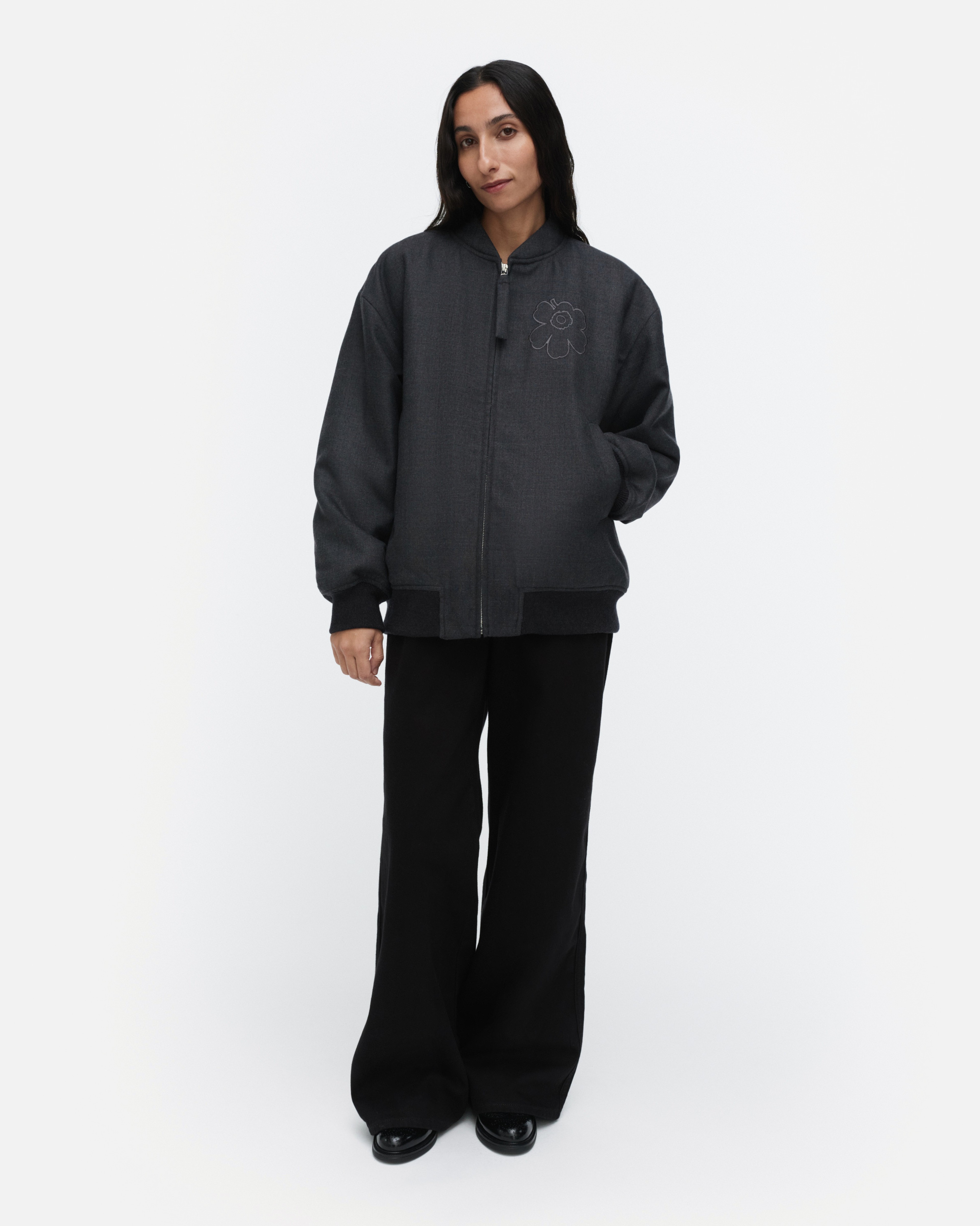 Monumentti Solid, Wool jacket, black,