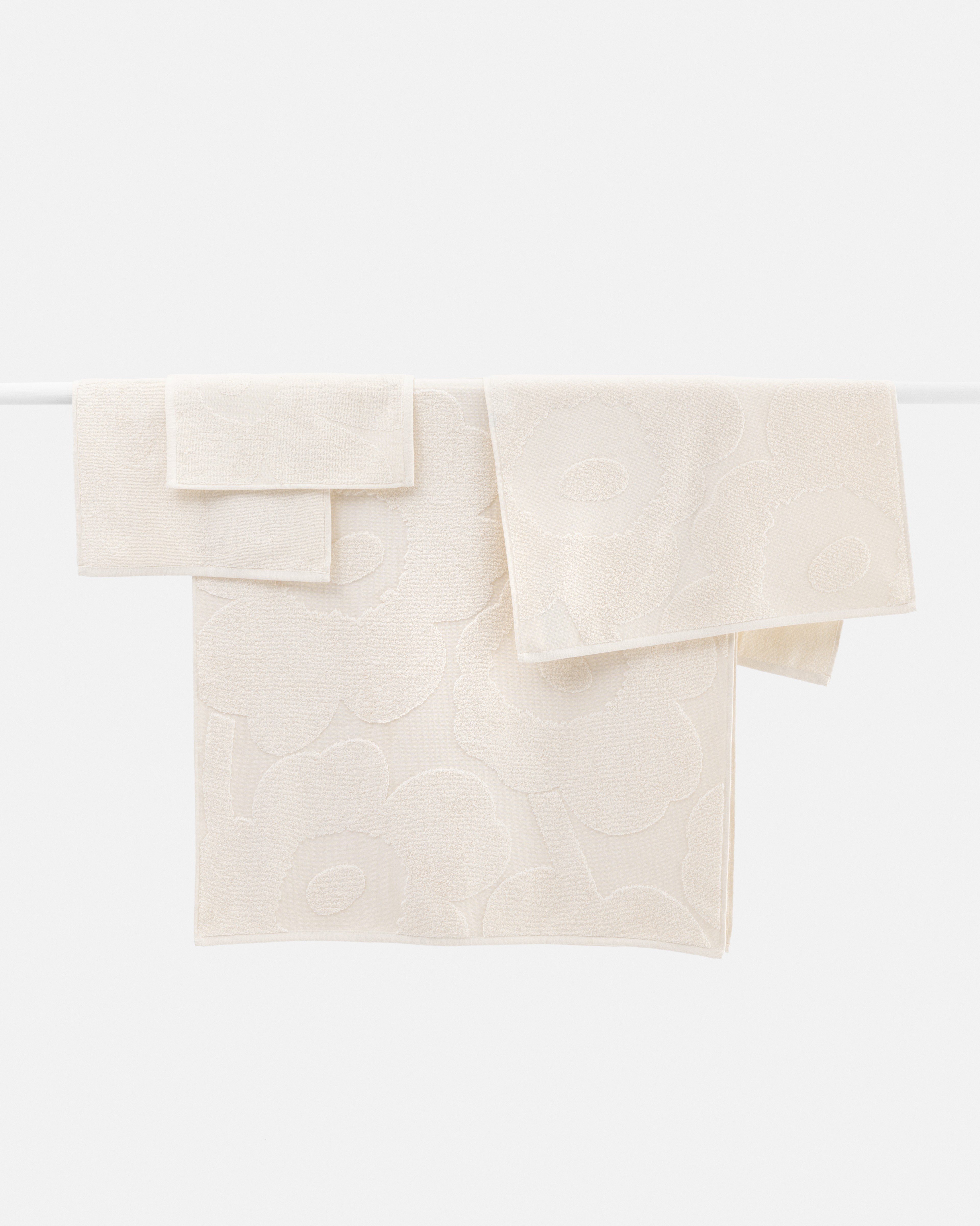 Unikko solid, Guest towel 32x50 cm, off white,