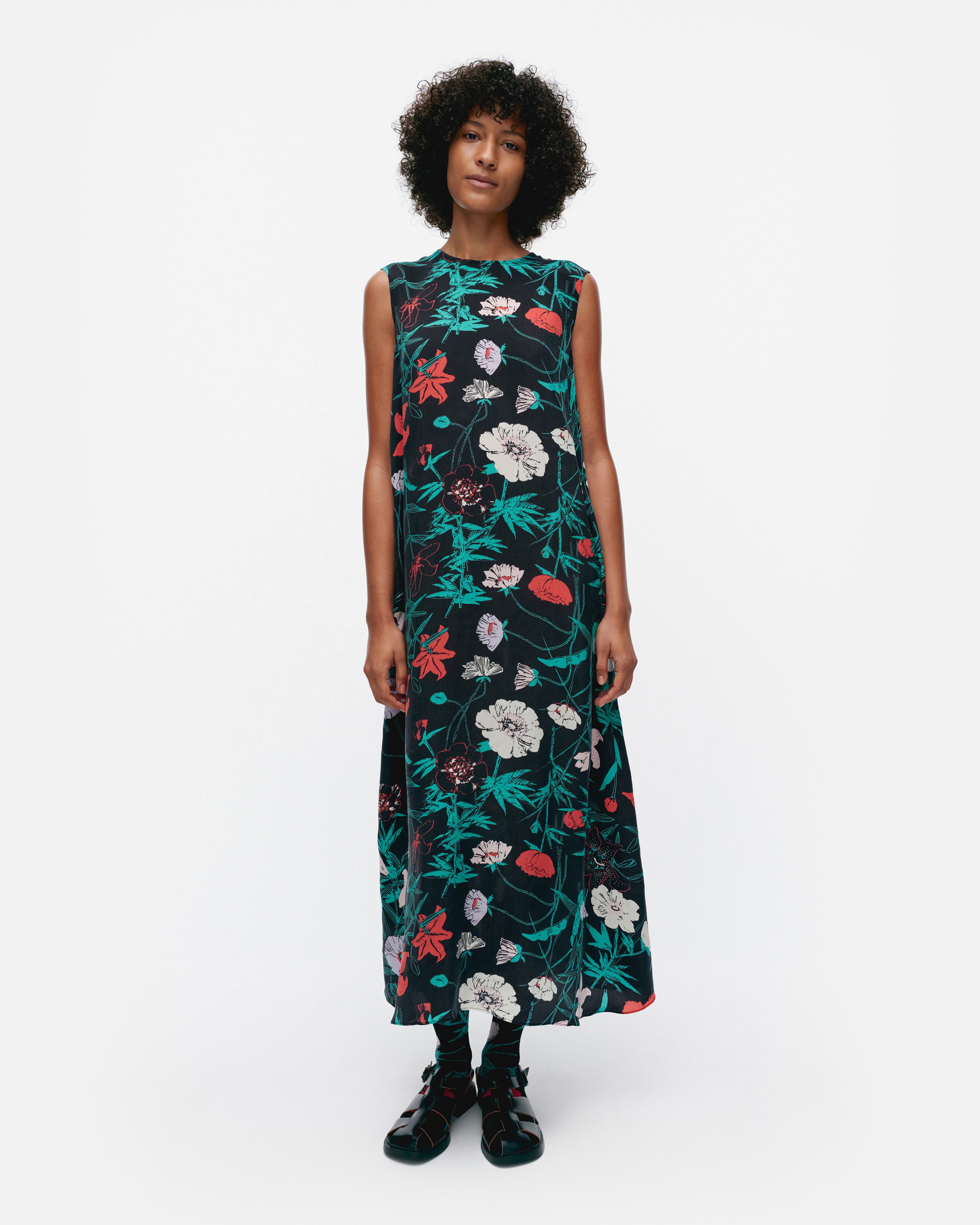 Migot Perenna, Dress, black, turquoise, pink,