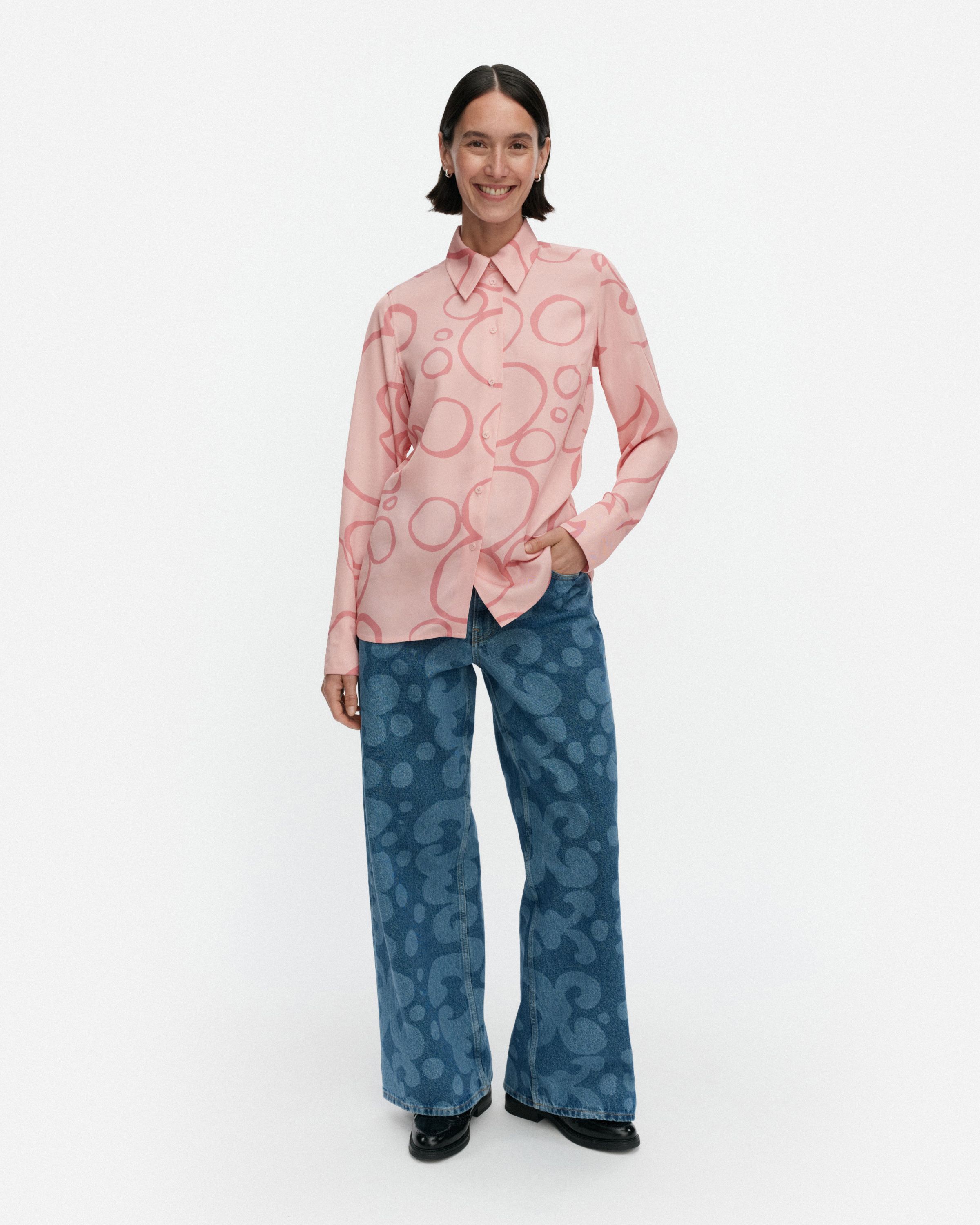 Vivahde Keidas Shirt light pink, light pink | Marimekko