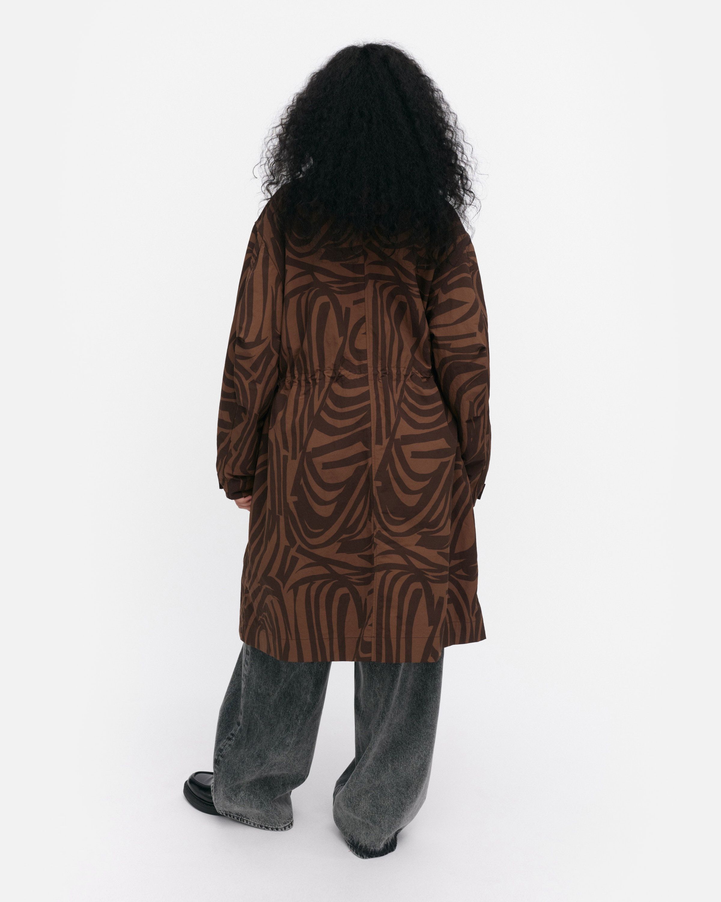 【2025AW】marimekko マリメッコ/ Kaartaa Jokuraita コート Kaartaa Jokuraita Coat | Marimekko