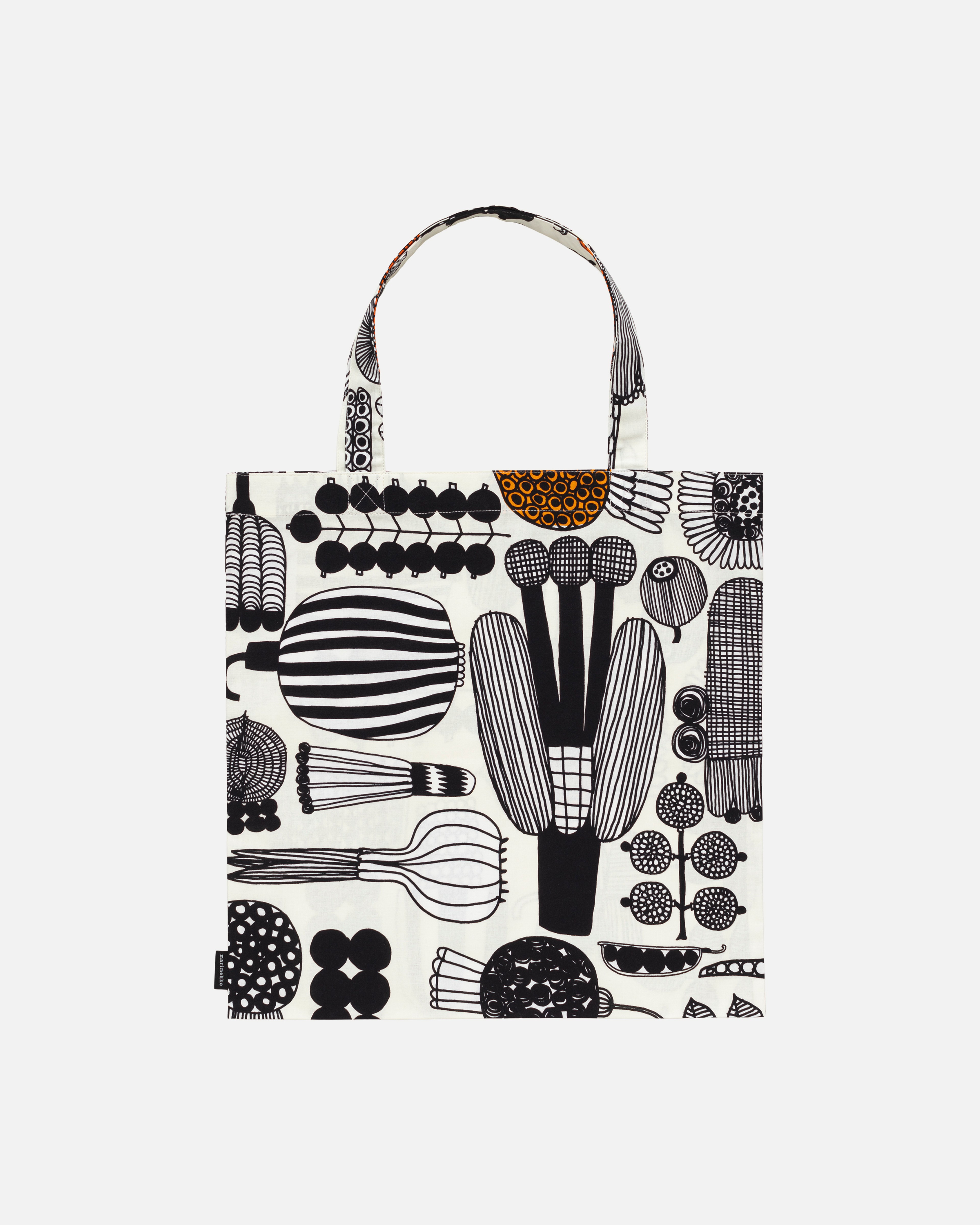 Puutarhurin parhaat, Tote bag, white,black,orange,