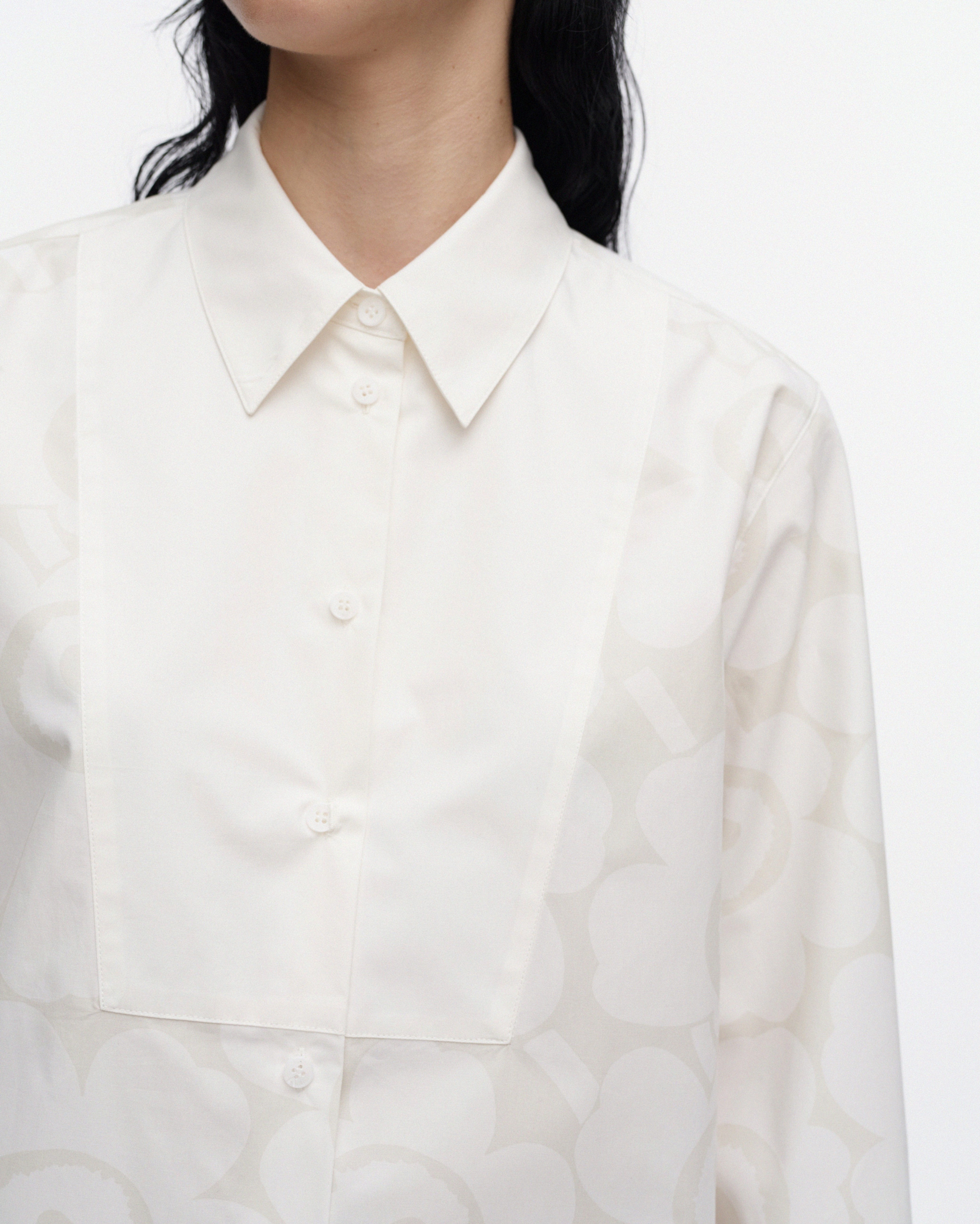 Arvostus Unikko, Dress, off white, light grey,