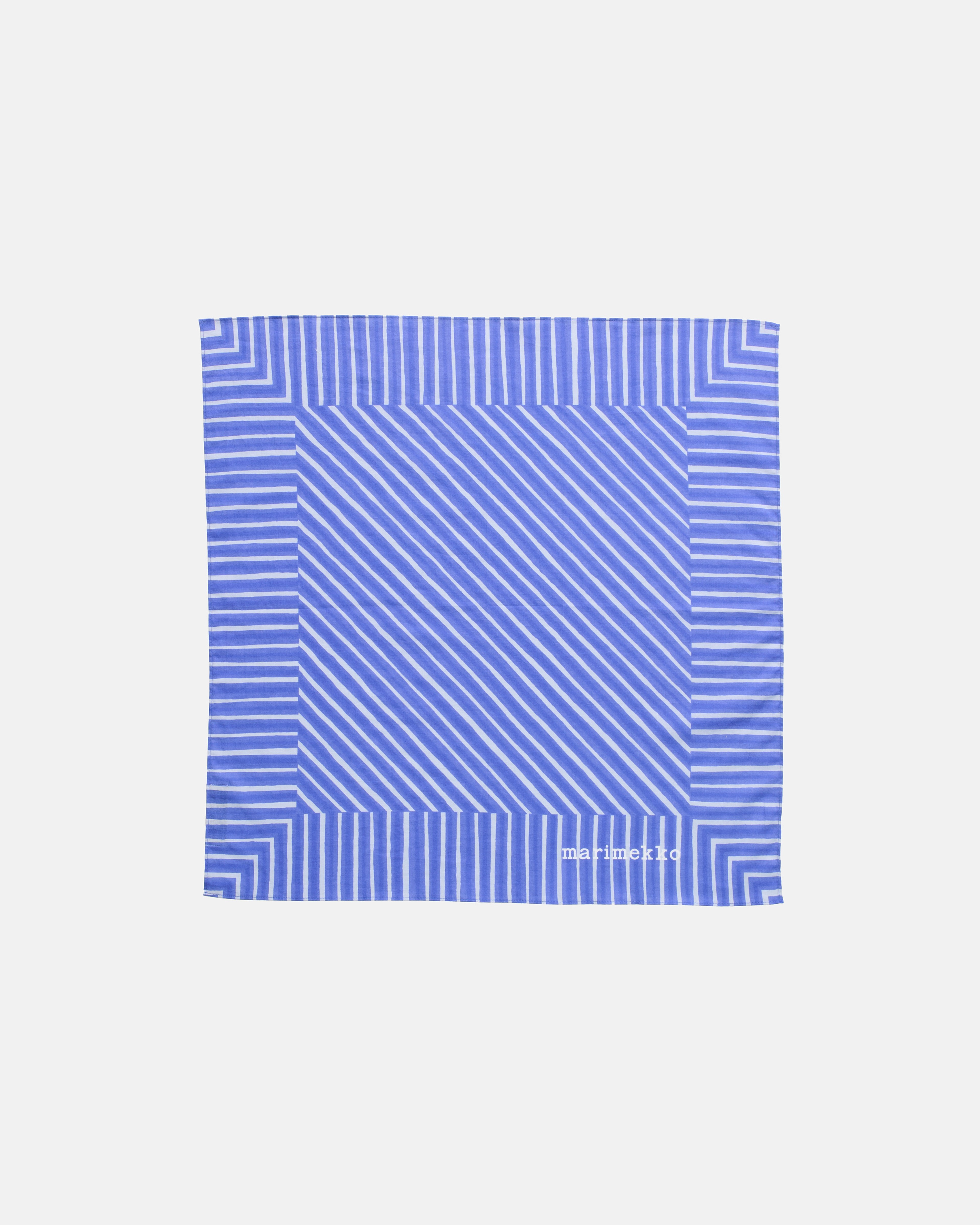 Astrilli Piccolo, Schal „Kioski“, blau, hellgrau,