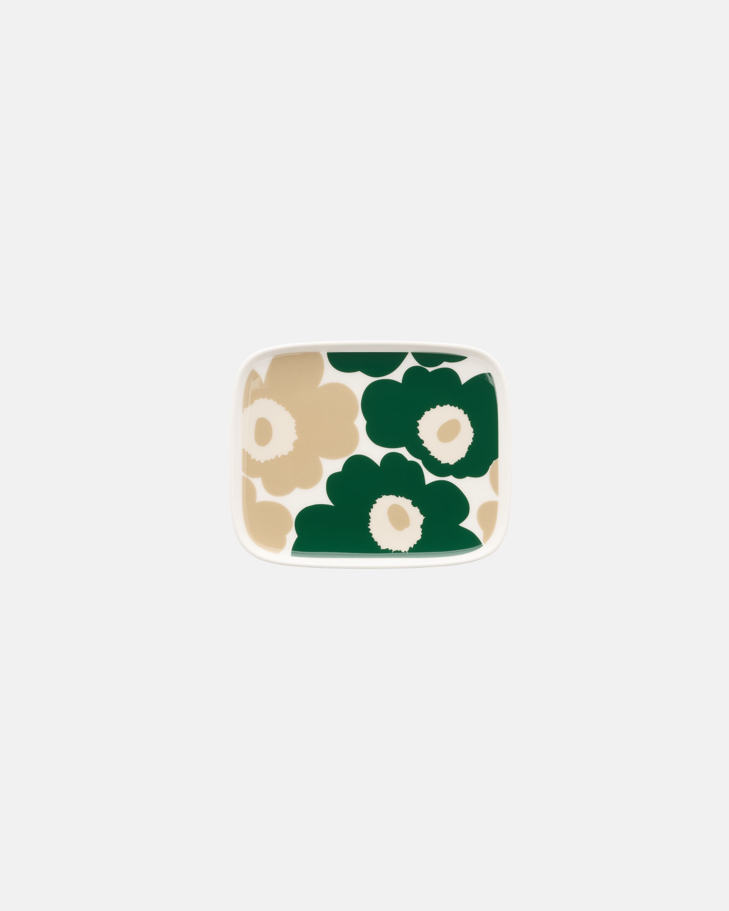 Oiva / Unikko Plate 12x15 cm | Marimekko