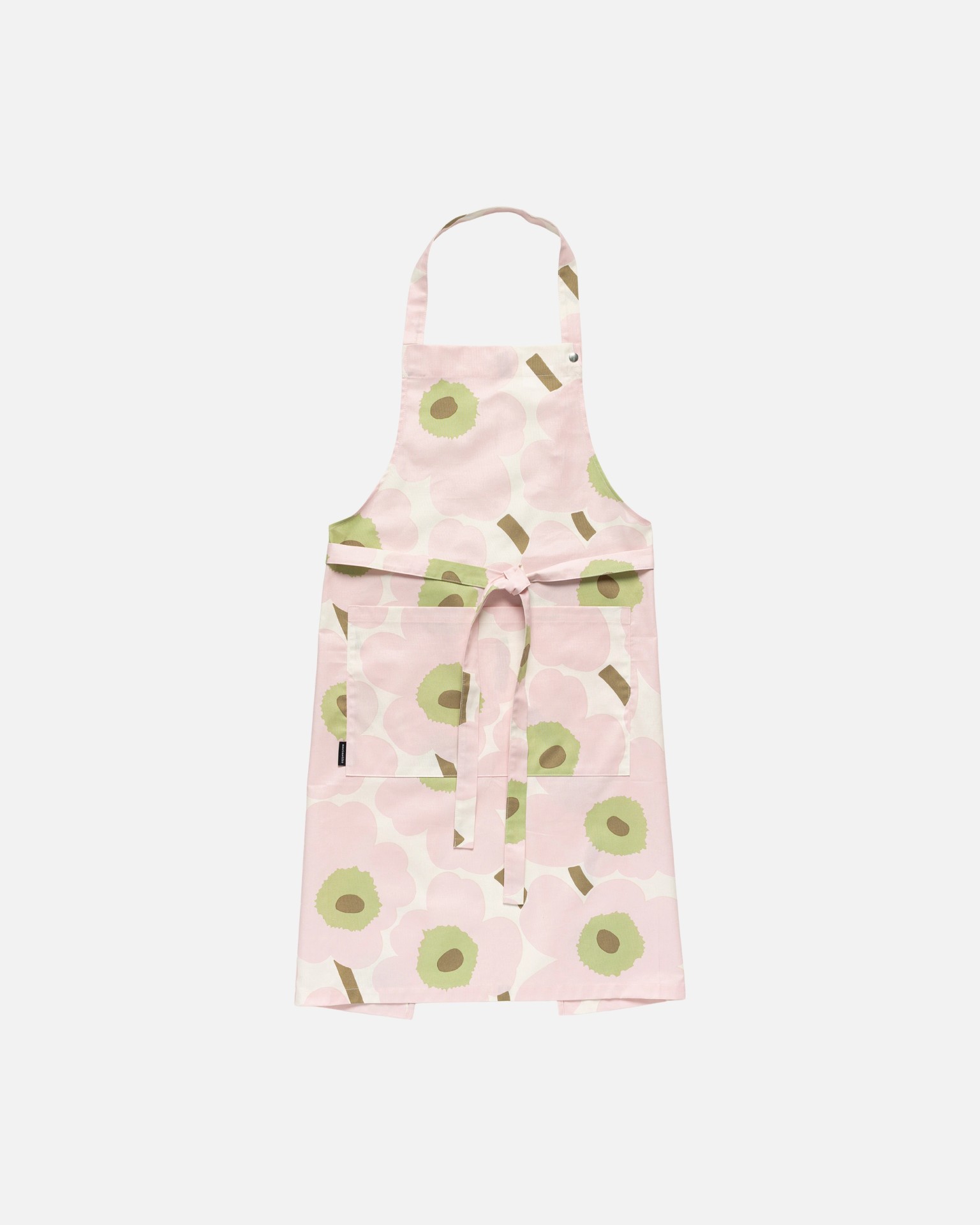 Pieni Unikko, Apron, off white, pink, pear, sand,