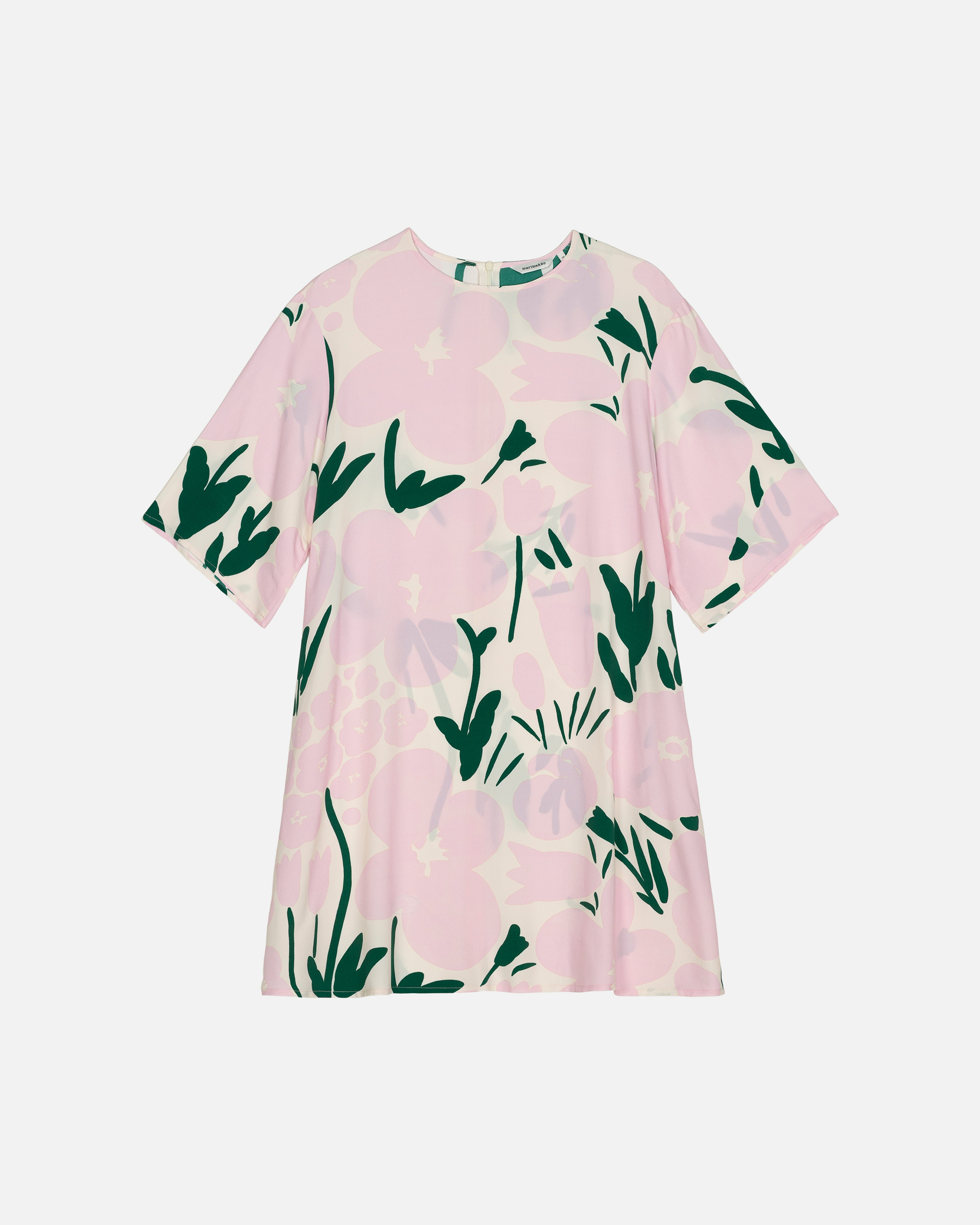 Rauhassa Talkoot, Mekko, luon.valk., vaal.pun., vihreä,