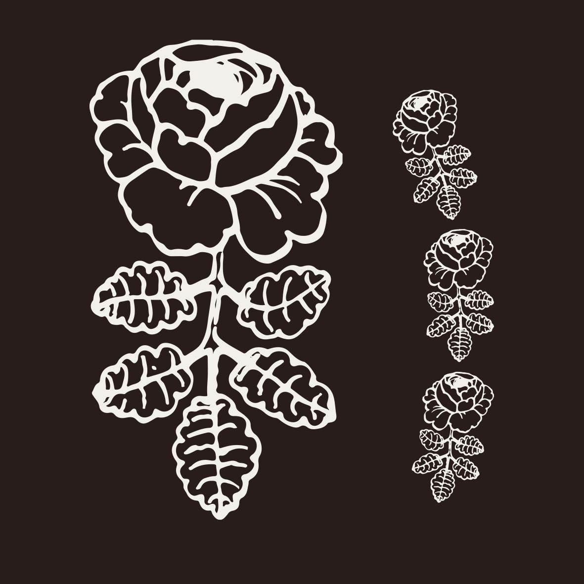 dark brown, grey