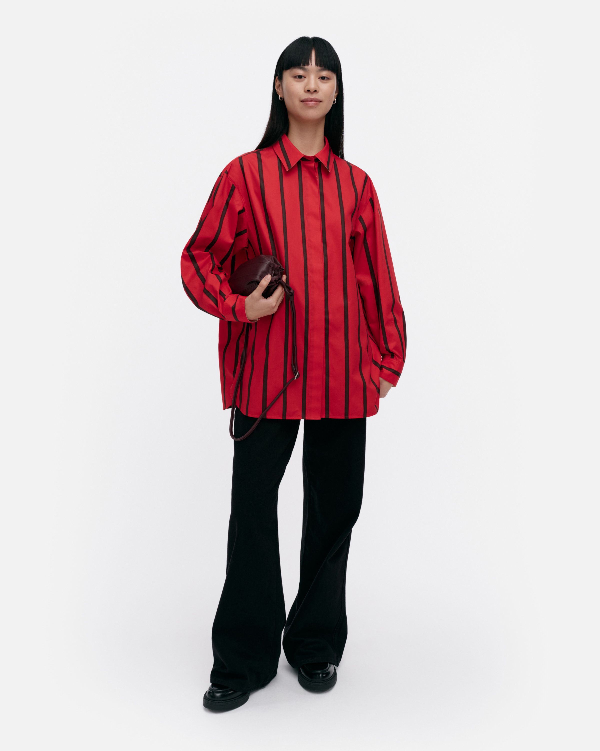 Ruoste Puhveli Shirt | Marimekko