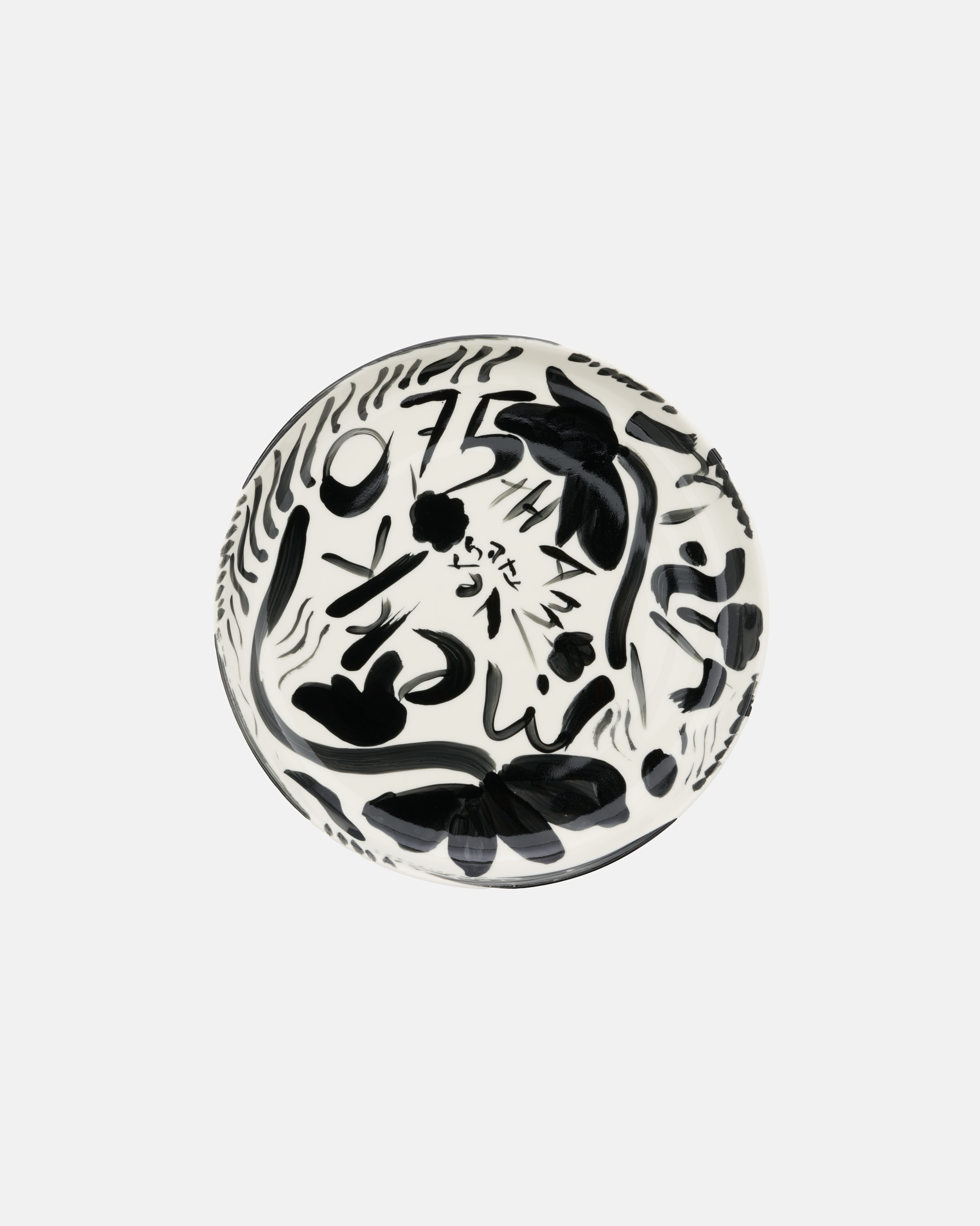 Oiva / Marimekko 75th anniversary, Collectible plate 32 cm, hand painted,