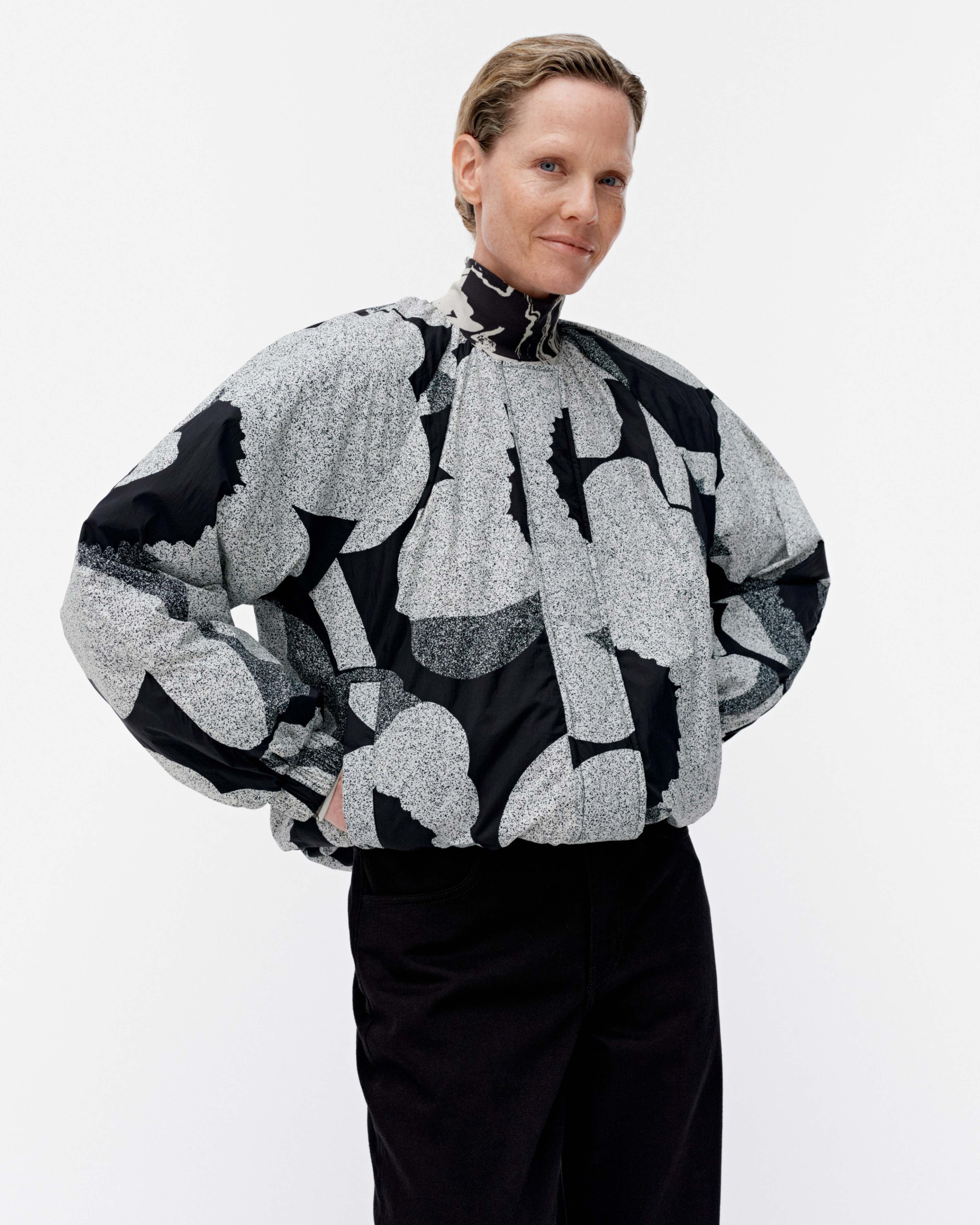 Silmu Unikko, Takki, musta, harmaa,