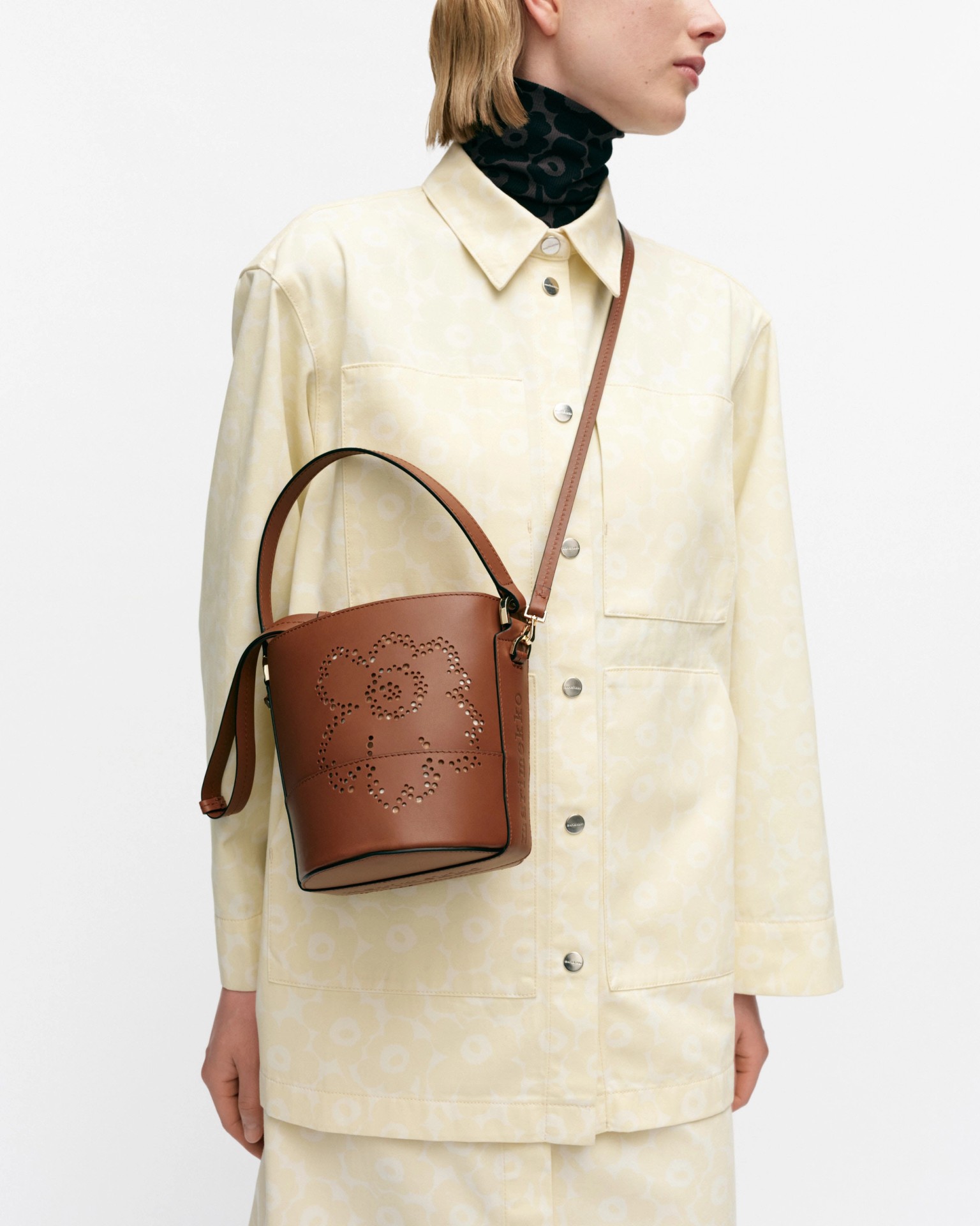 Imprint Small Bucket Unikko, brown,