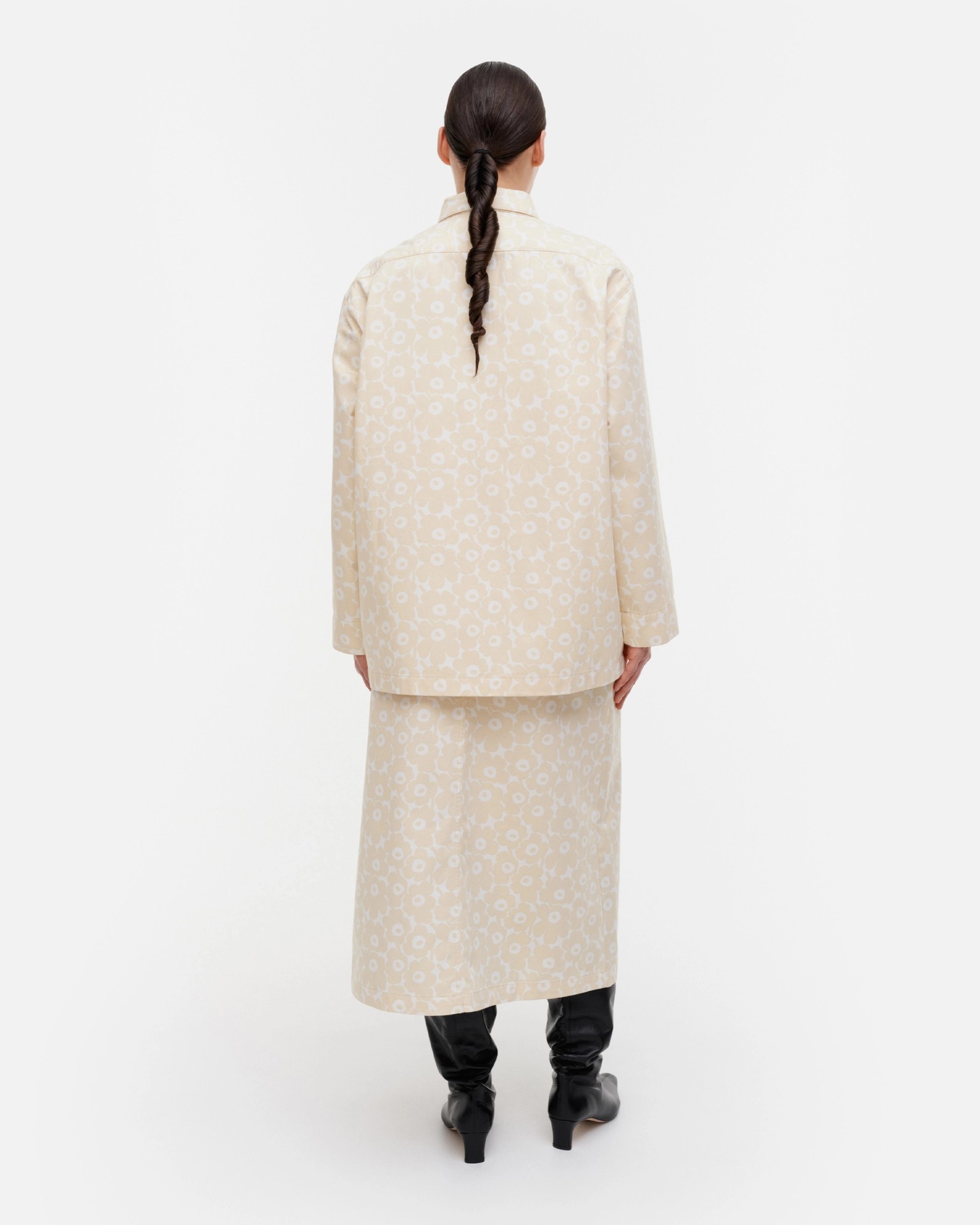 Paluu Unikko, Cotton jacket, off-white, light yellow,