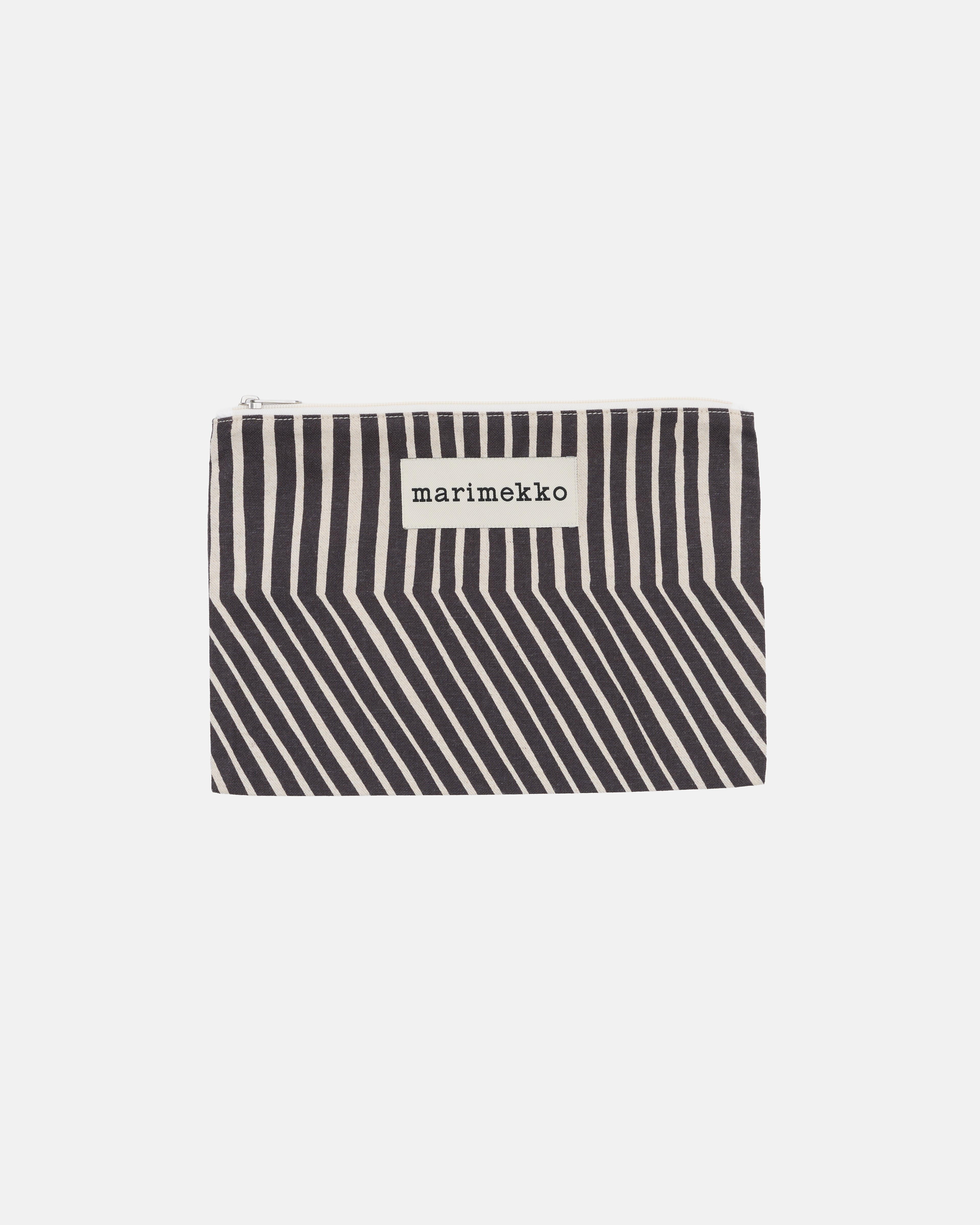 Hulivili Kalasääski, Pouch, linen, charcoal,