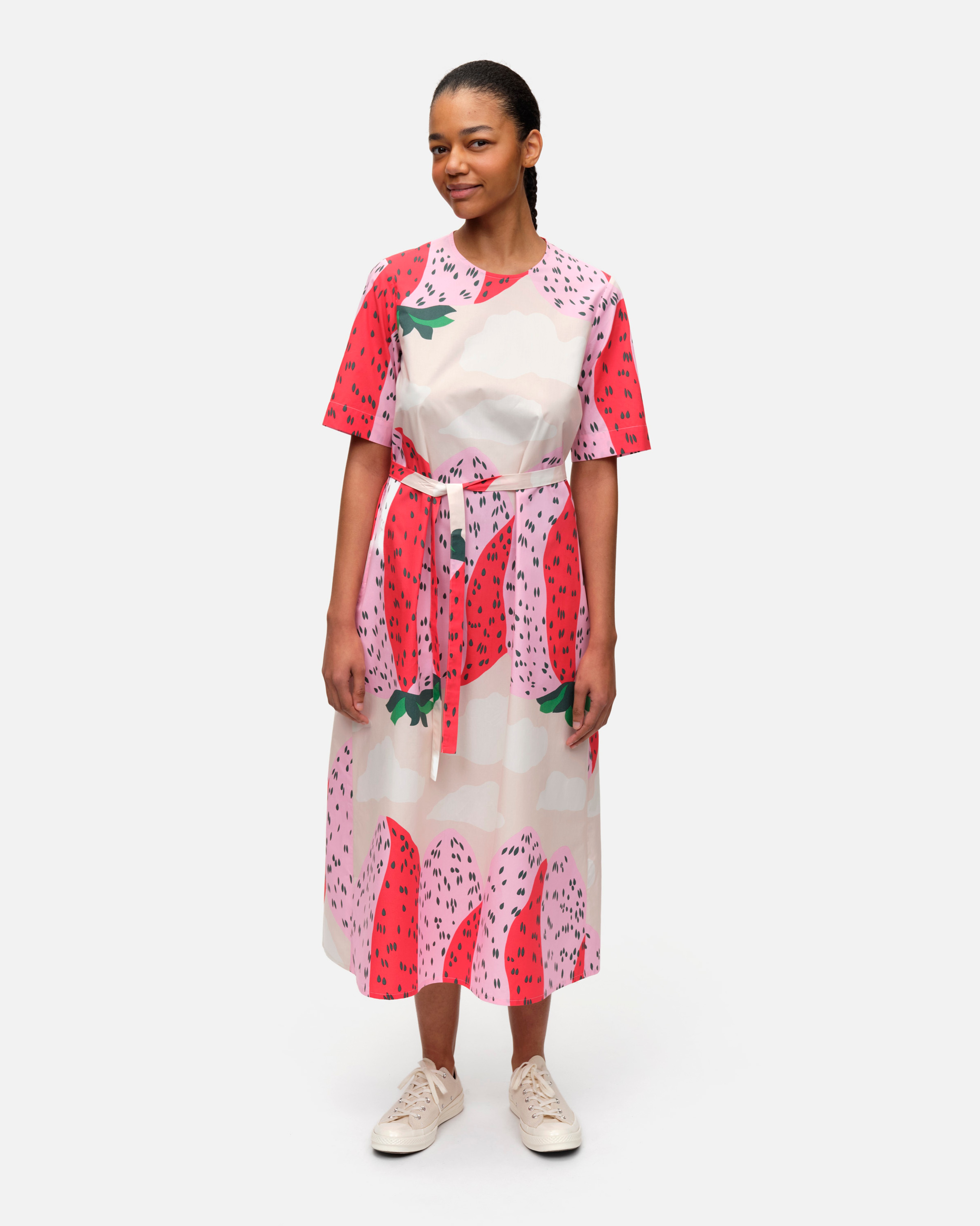 Kotelo Mansikkavuoret Puuvillapopliinimekko