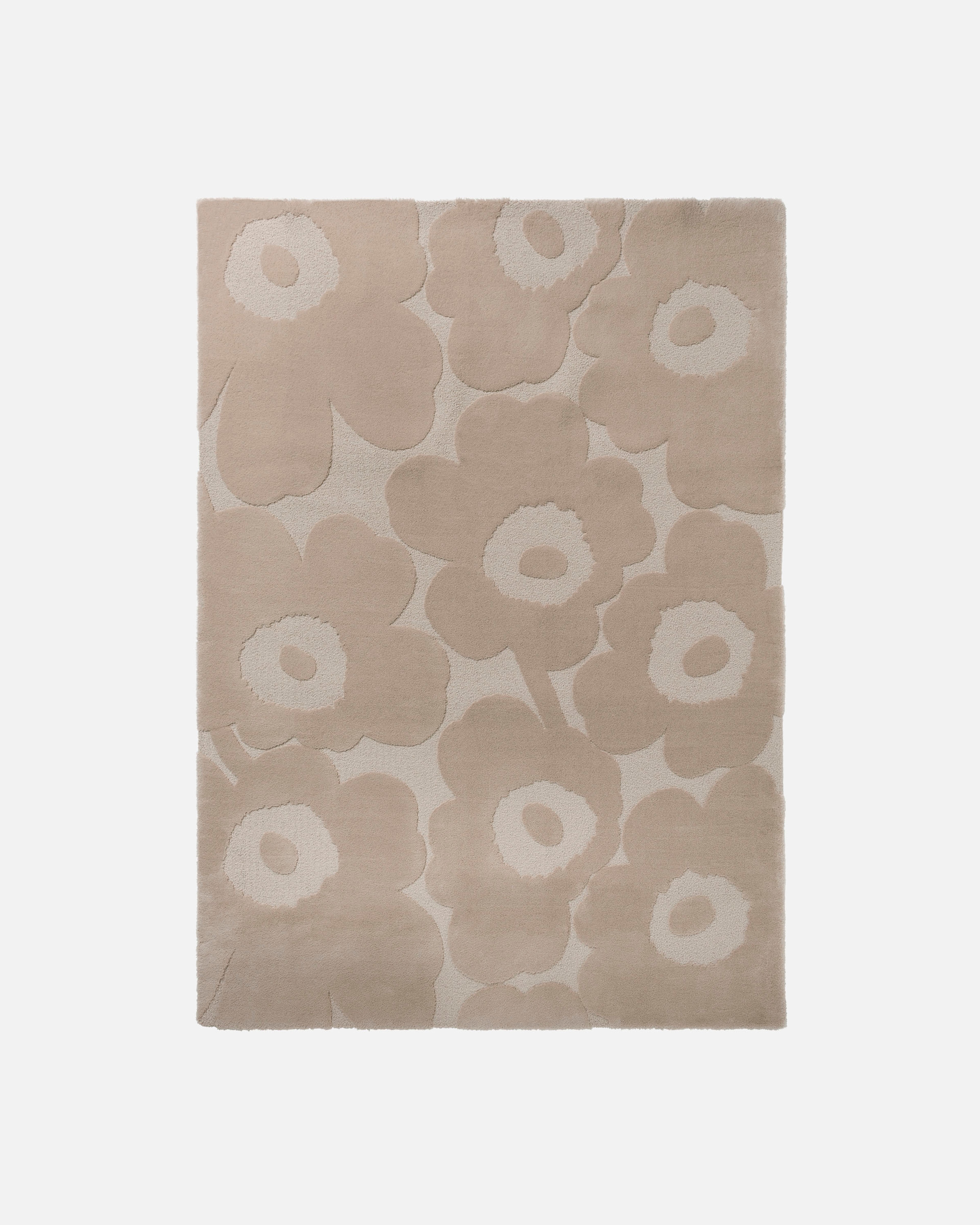 Unikko, Matto 140x200 cm, vaalea beige,
