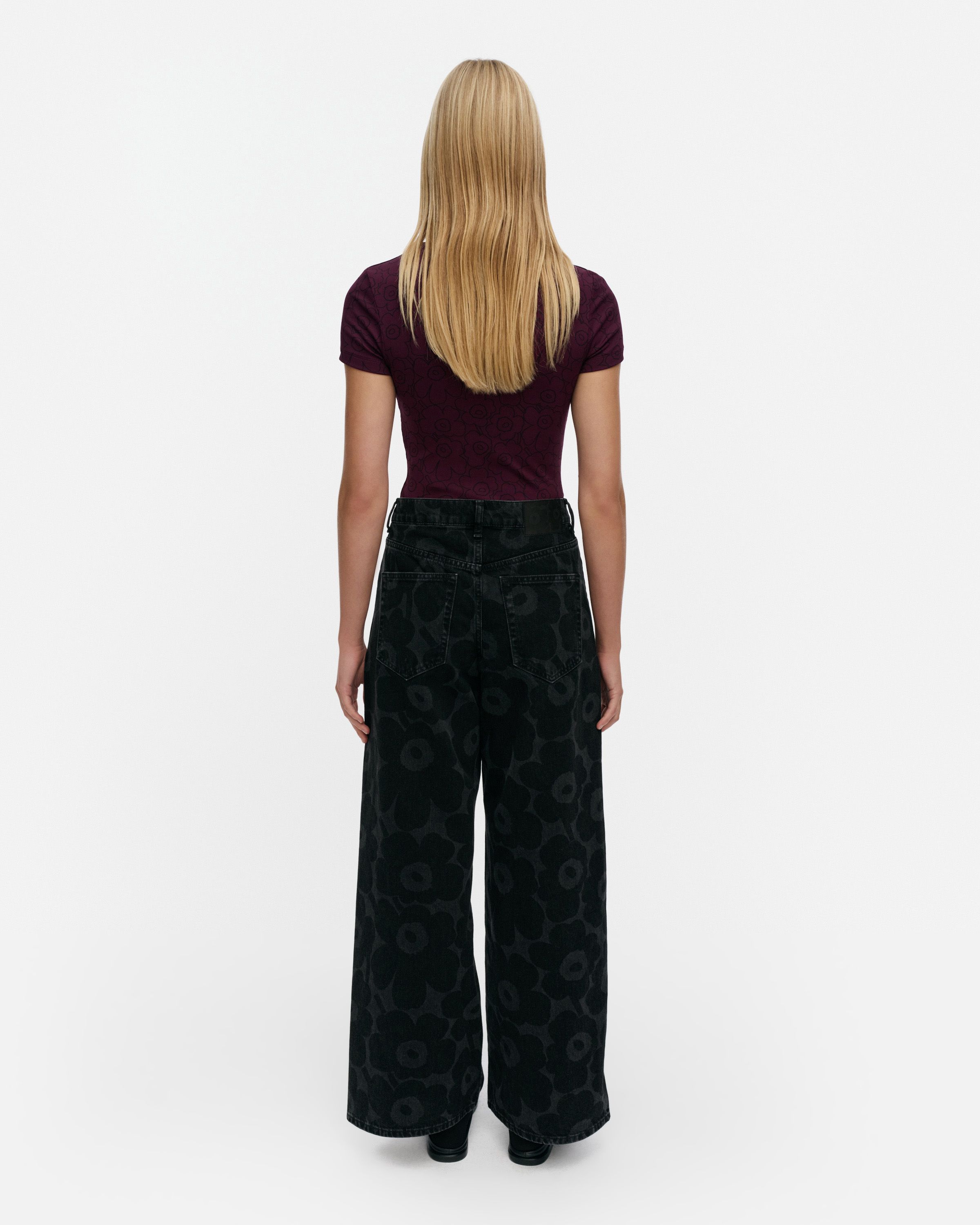 Myy Unikko skirt black,dark gray | Marimekko
