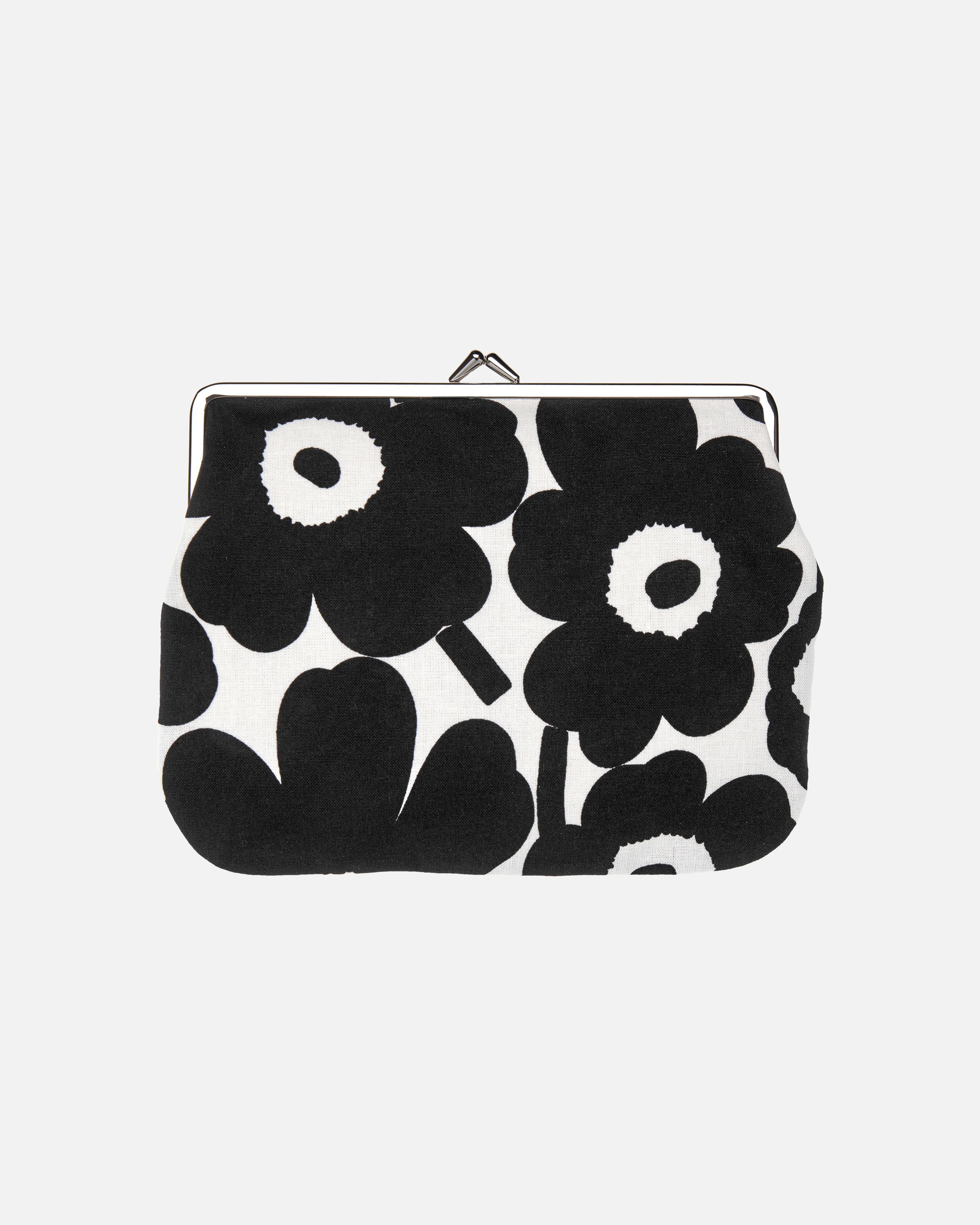 Puolikas Kukkaro Mini Unikko, Purse, white,black,