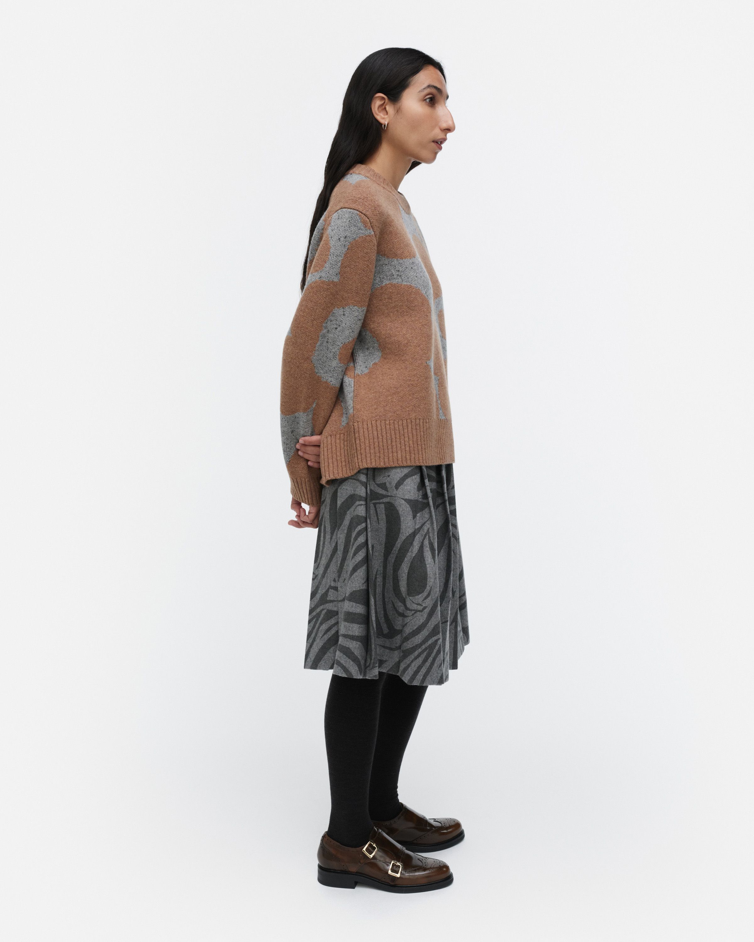 RWS Virtaus Unikko Knitted wool pullover | Marimekko