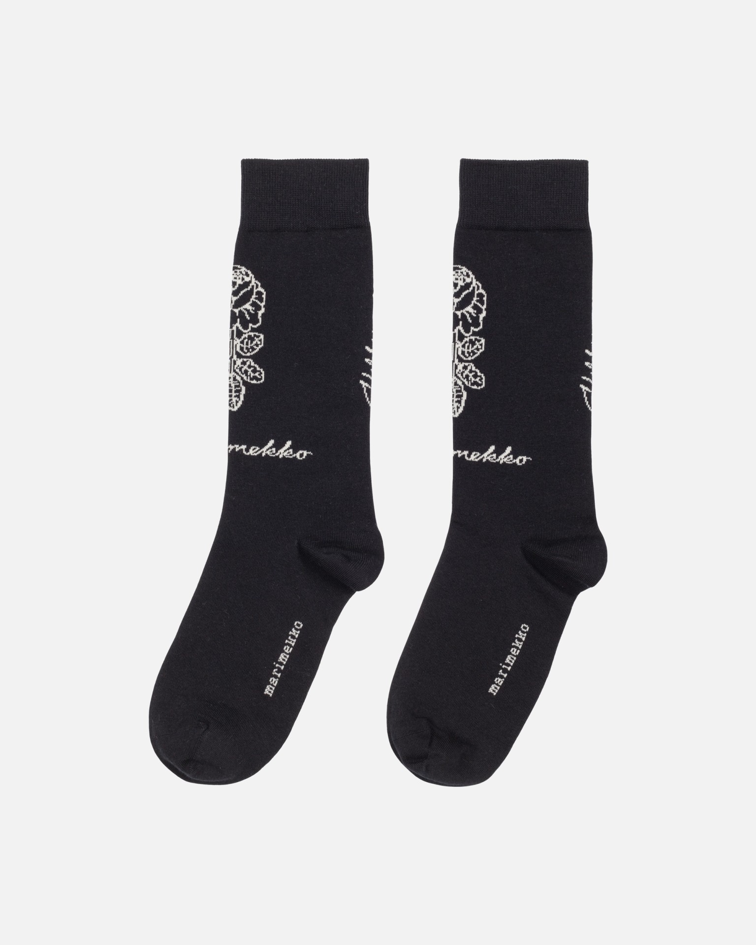 Detsku Vihkiruusu Logo, Kioski socks, black, off white,