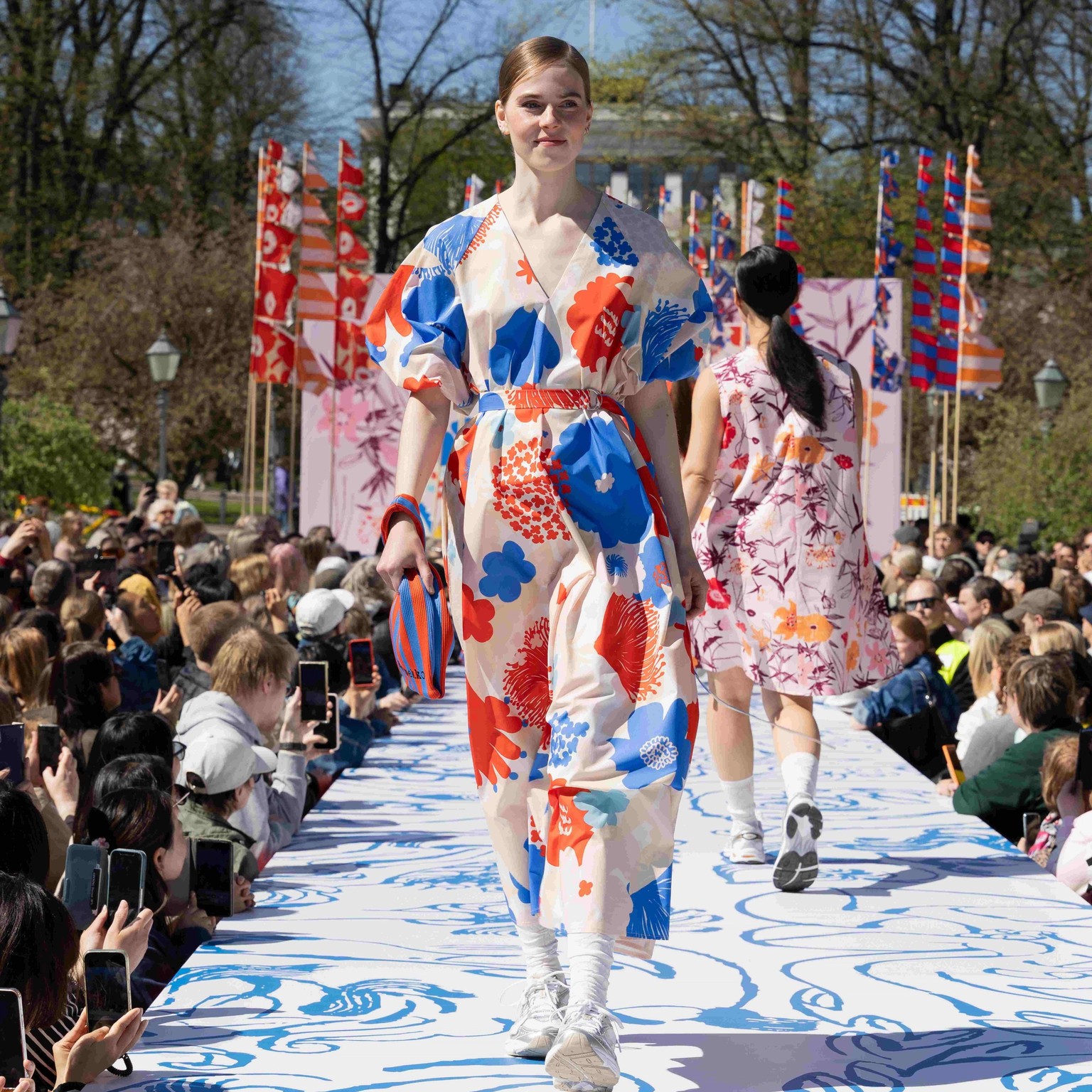 Model wearing Kimppu dress.