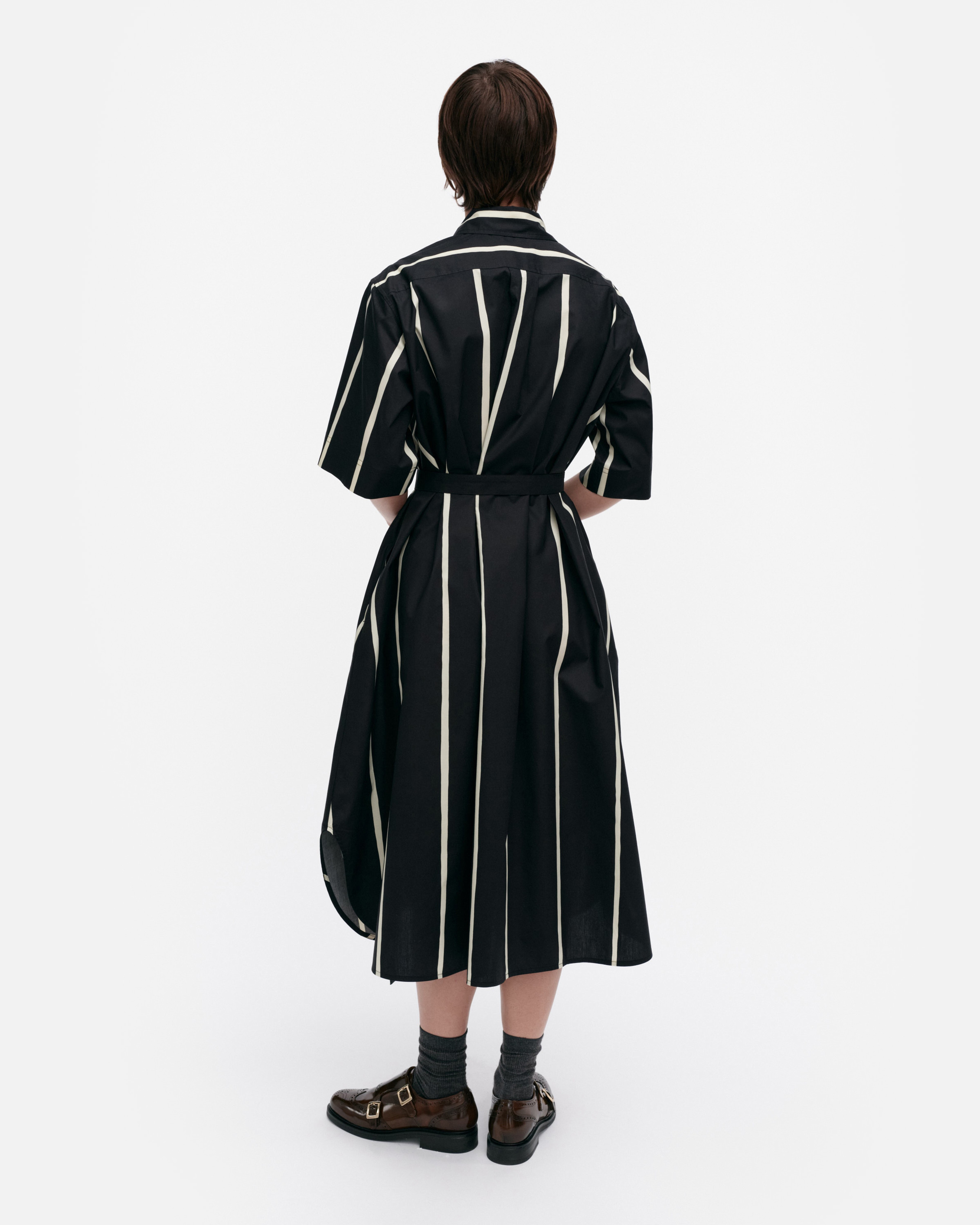 Paperi Puhveli, Dress, black, light yellow,