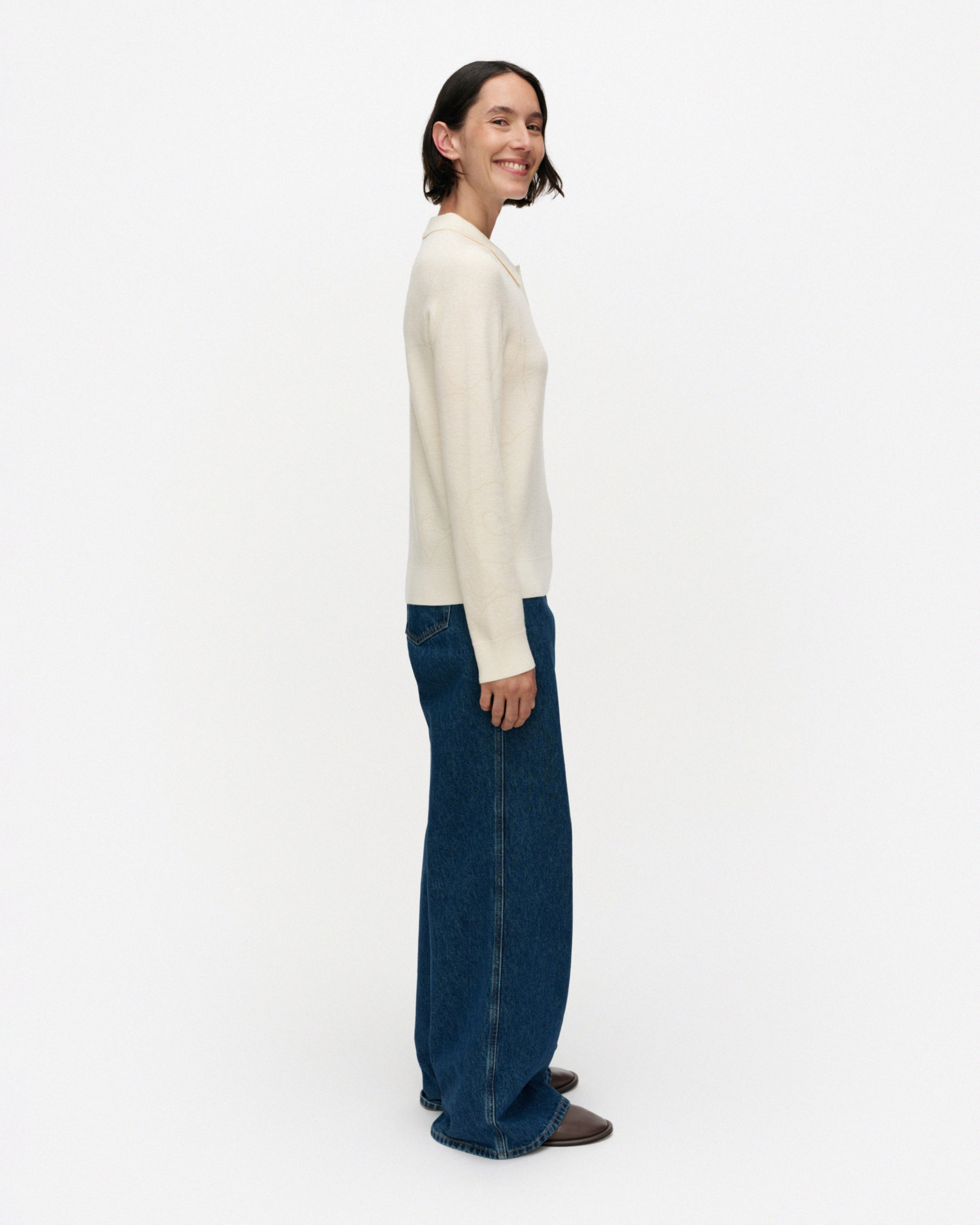 RWS Liikkua Piirto Unikko, Knitted pullover, off white, off white,