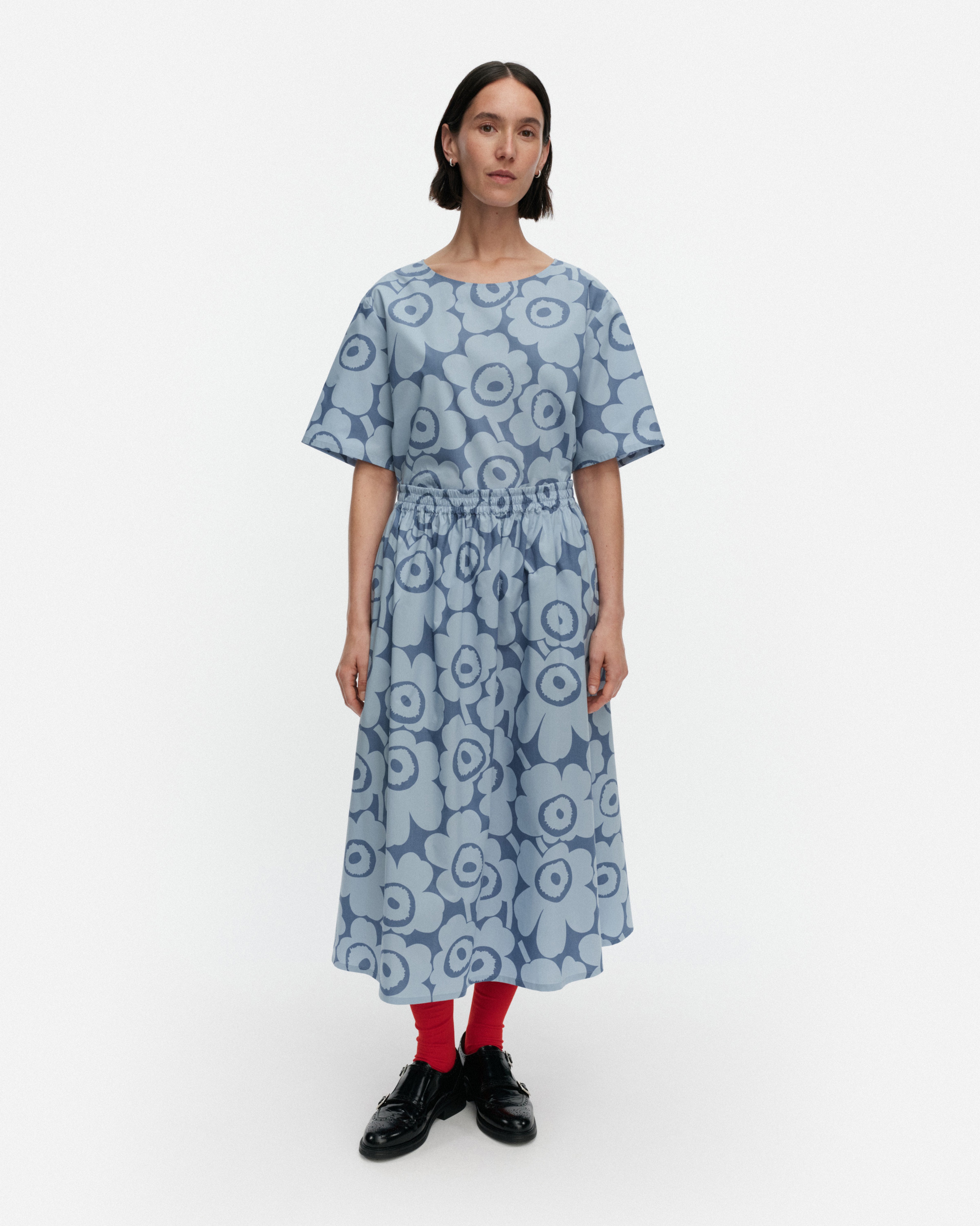 Ae Garrel Unikko, Skirt, blue, light blue,