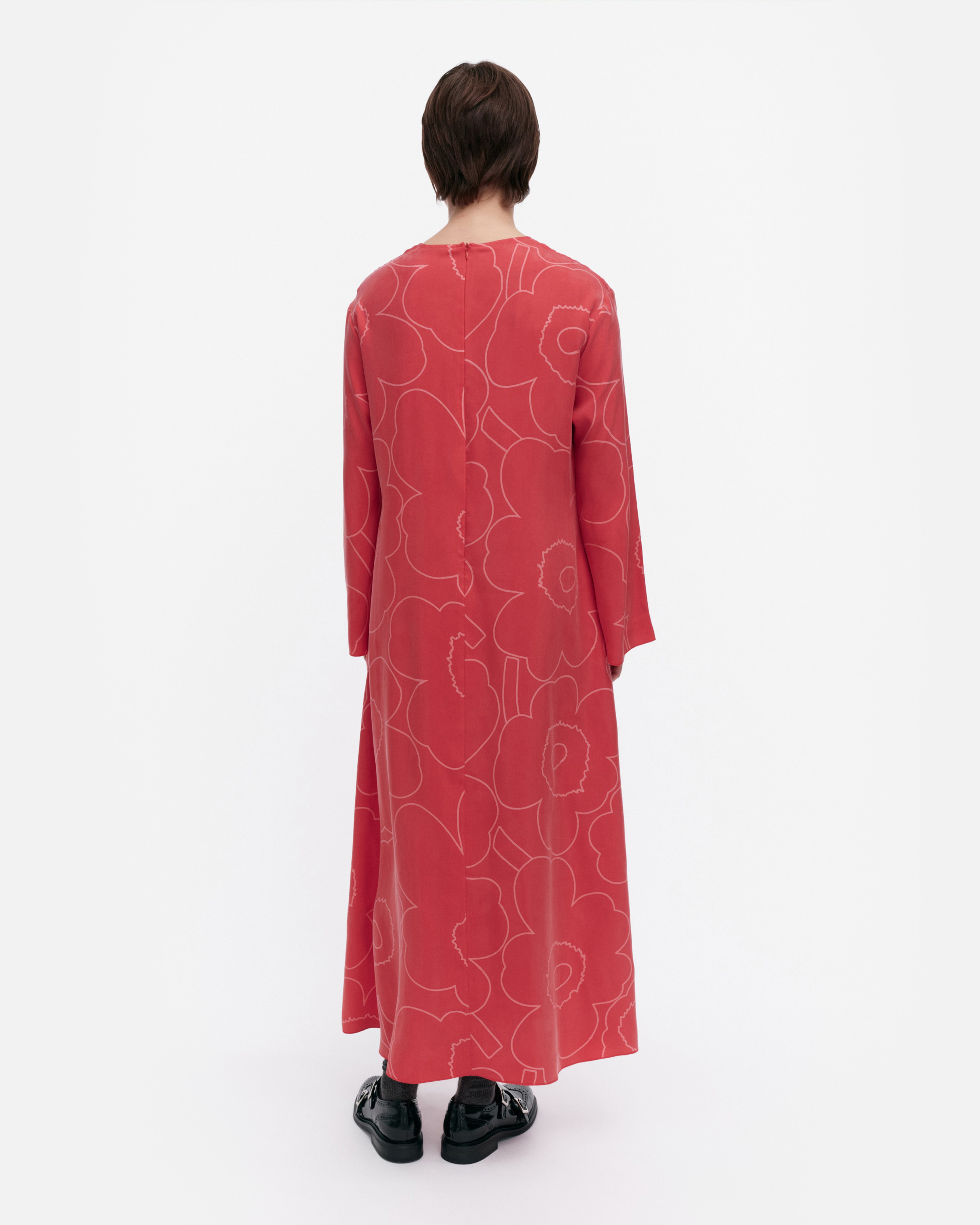 Fluidi Piirto Unikko, Dress, red, red,