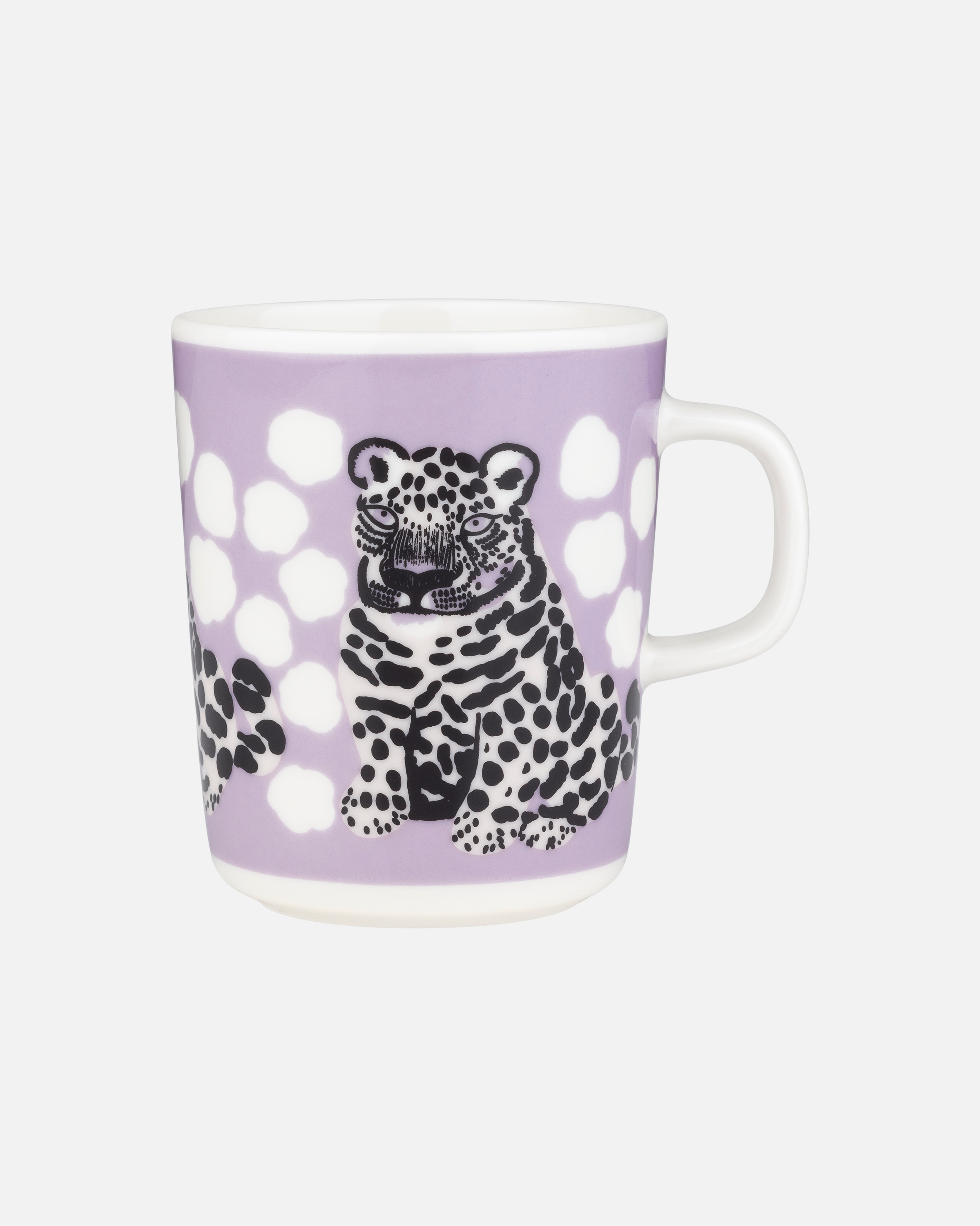 Oiva / Kaksoset, Mug 2,5 dl, lilas clair, noir, grège,