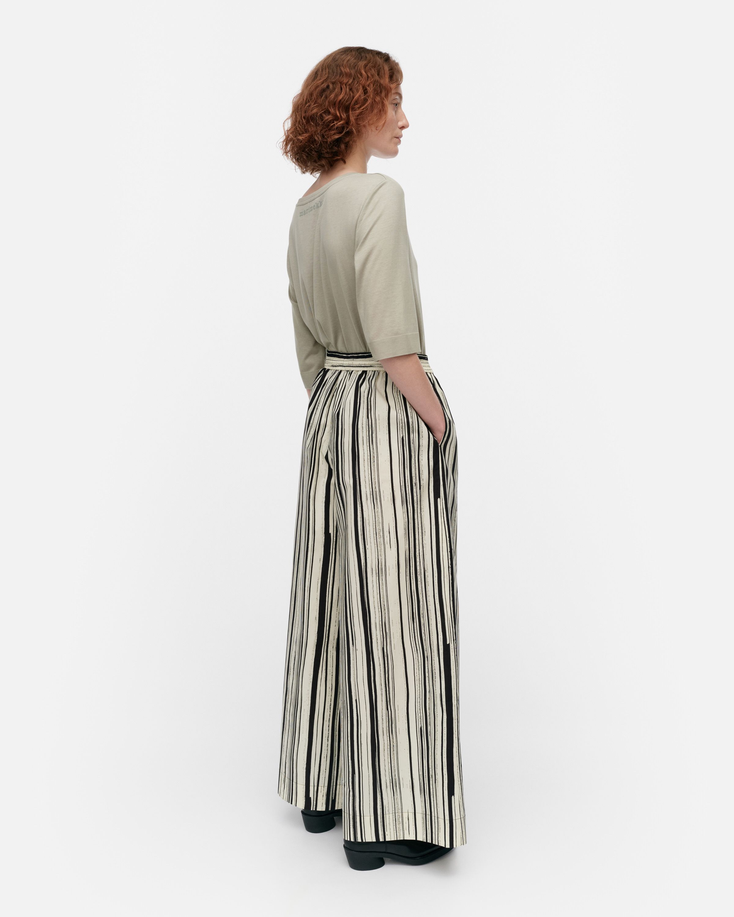 ◆marimekko◆Kohti Siluetti パンツ Kohti Siluetti Cotton poplin trousers | Marimekko