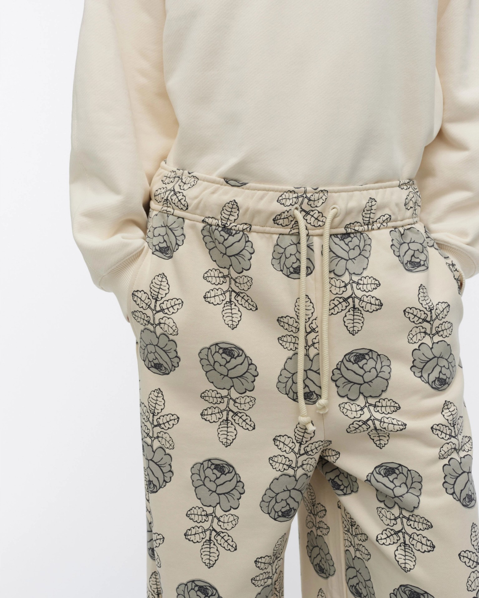 Puuska Vihkiruusu, Kioski sweatpants, beige, grey,