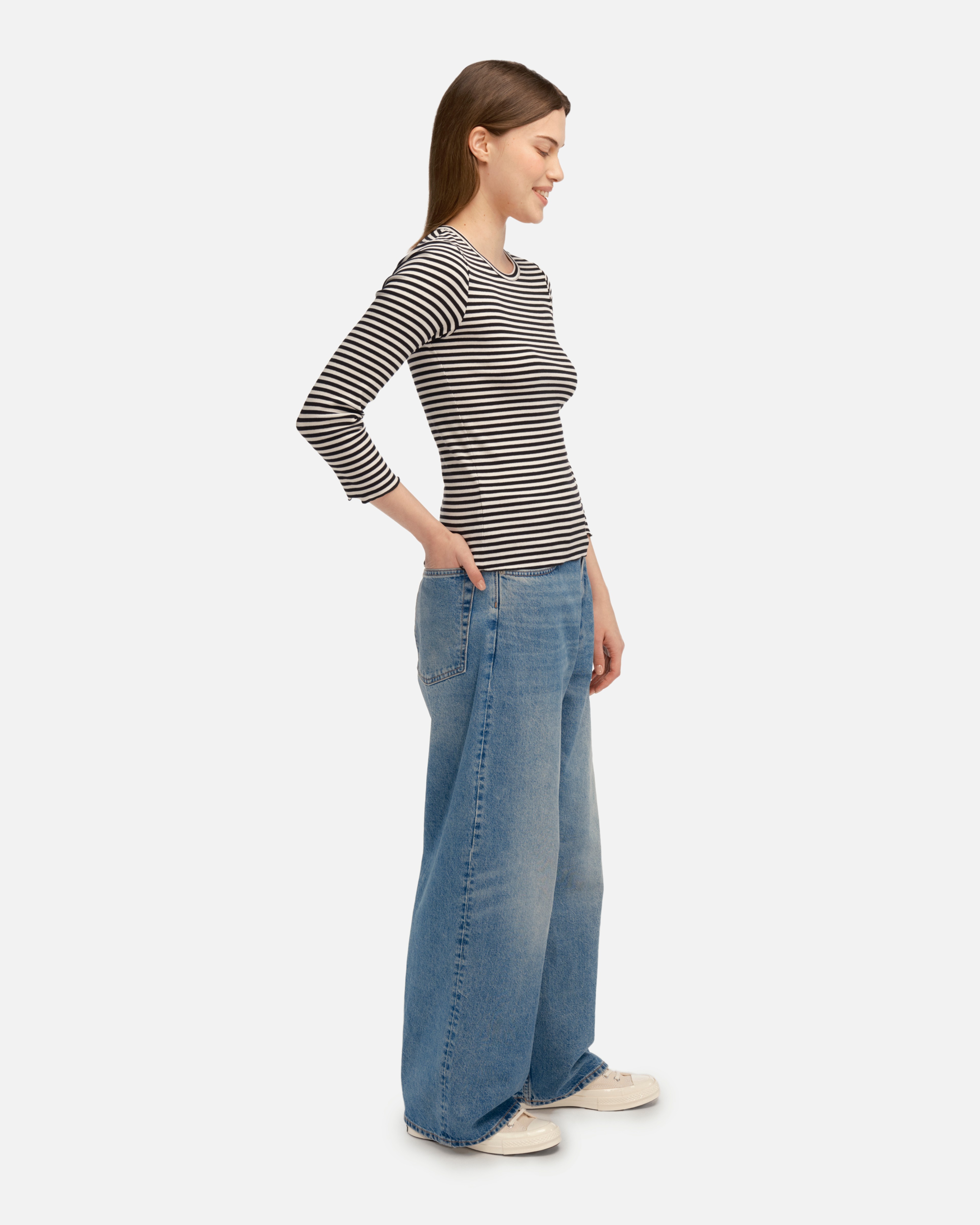 Purismi Puoliraita Rib top