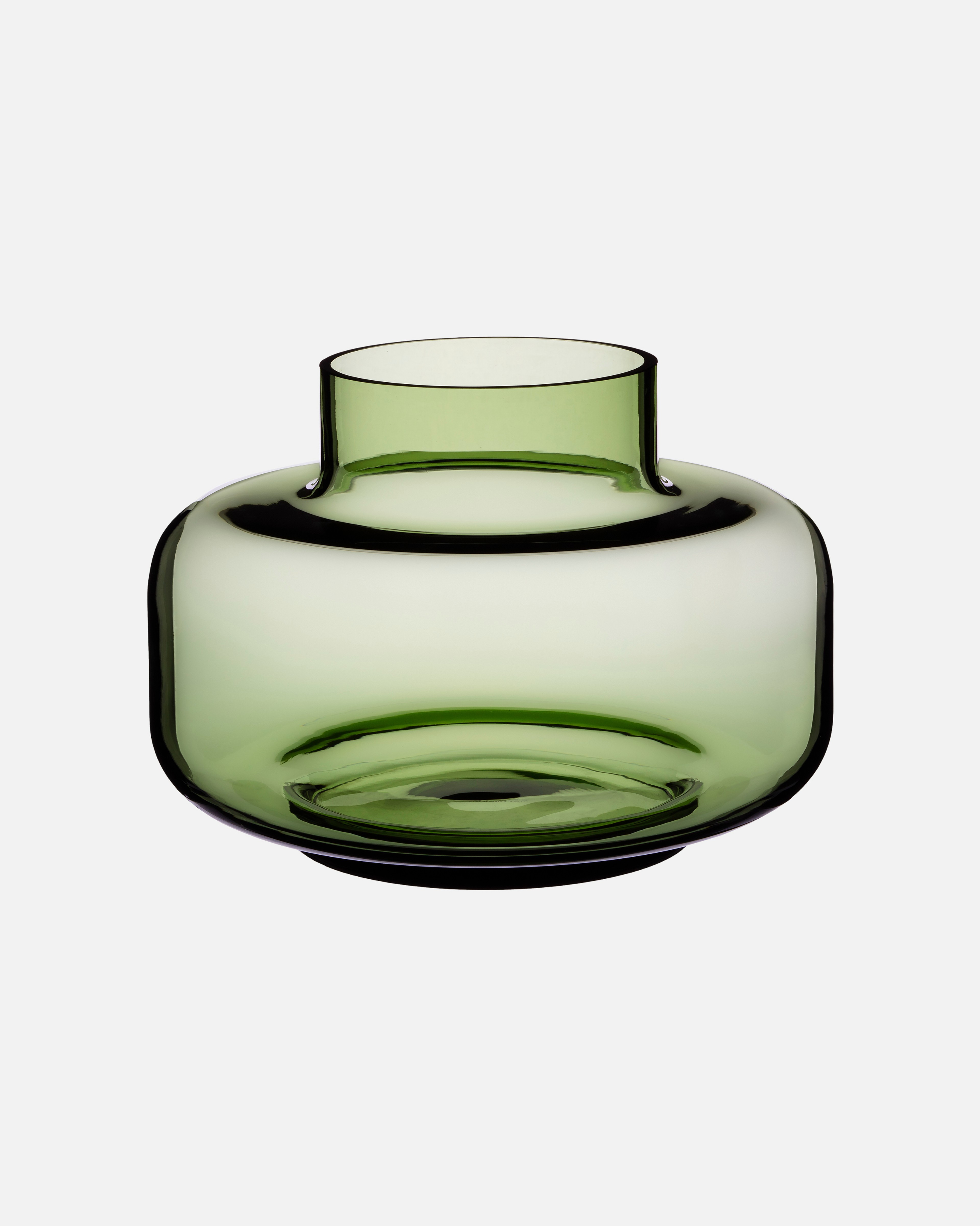 Urna, Vase, olive green,
