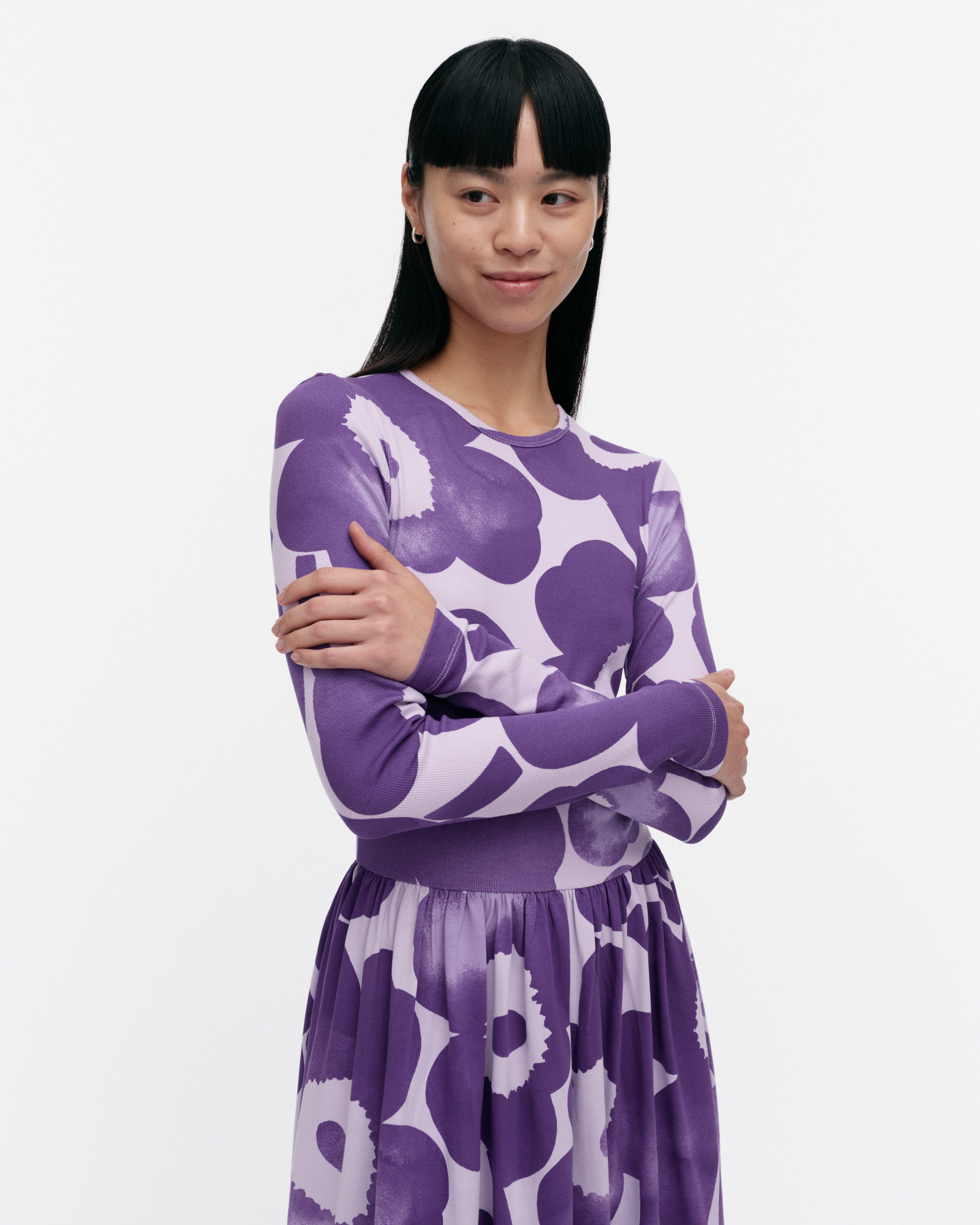 Kukkaset Akvarelli Unikko, Dress, violet, light violet,
