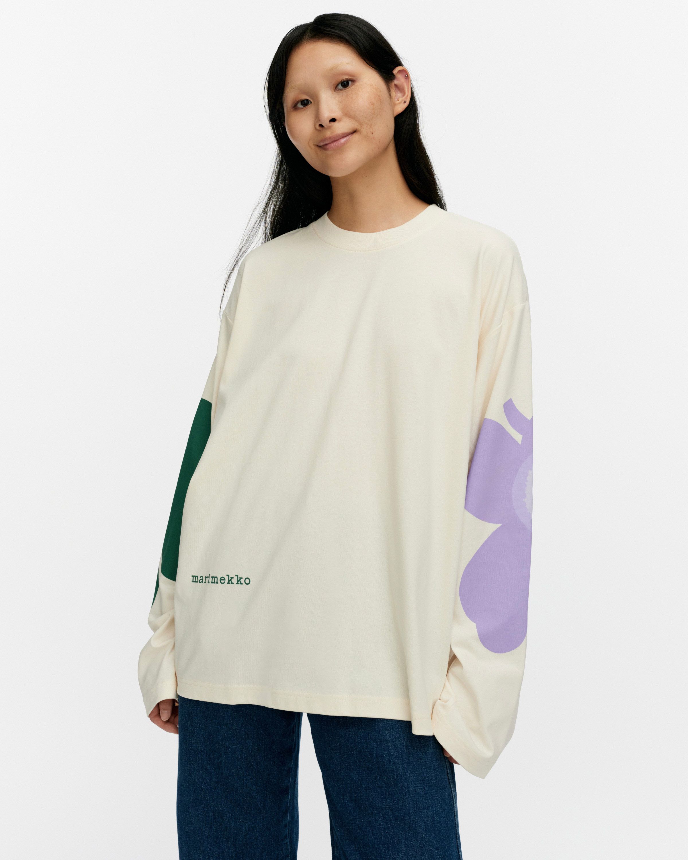 Siksak Unikko Placement Kioski shirt | Marimekko