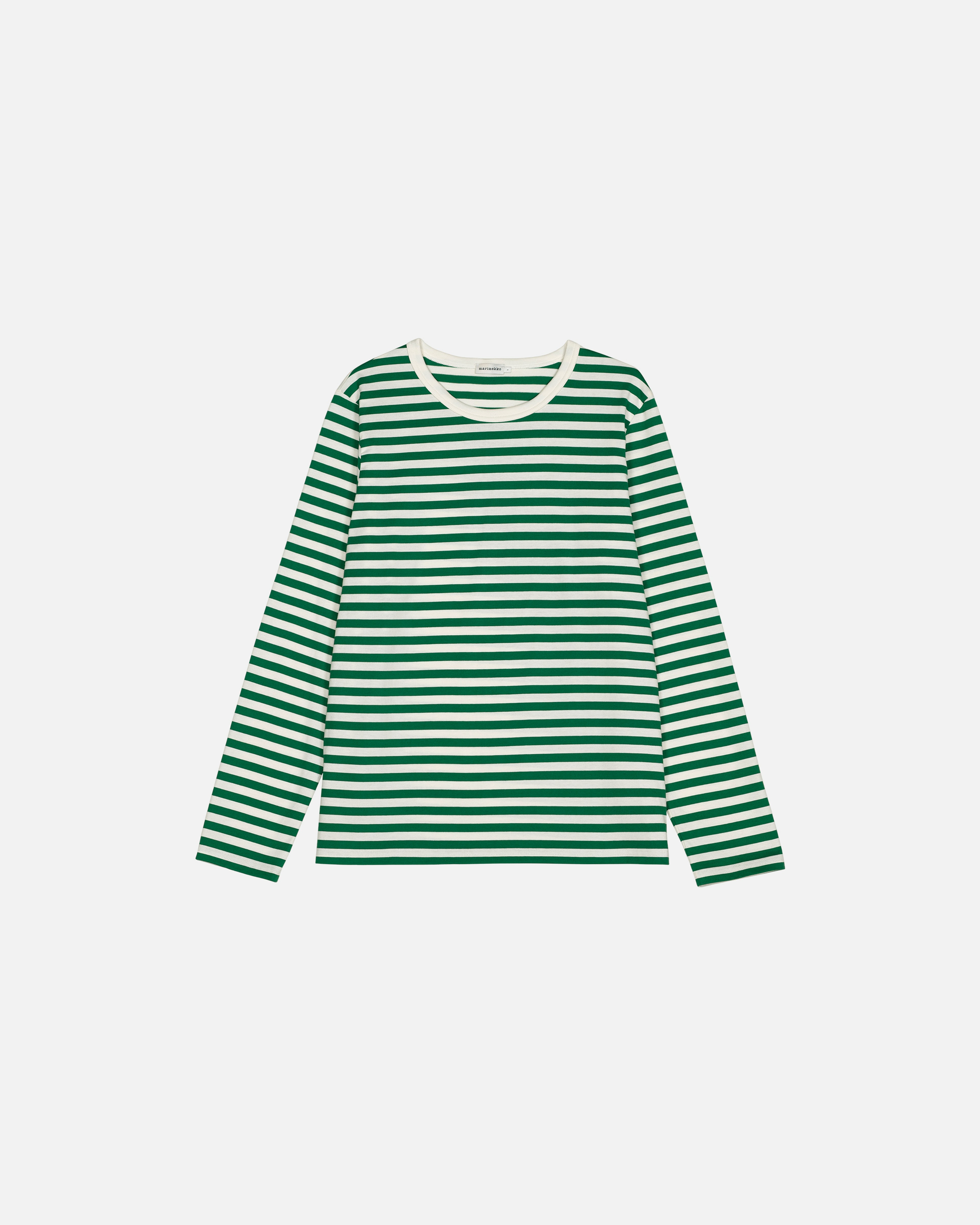 Tasaraita unisex, Jersey shirt, green, off white,