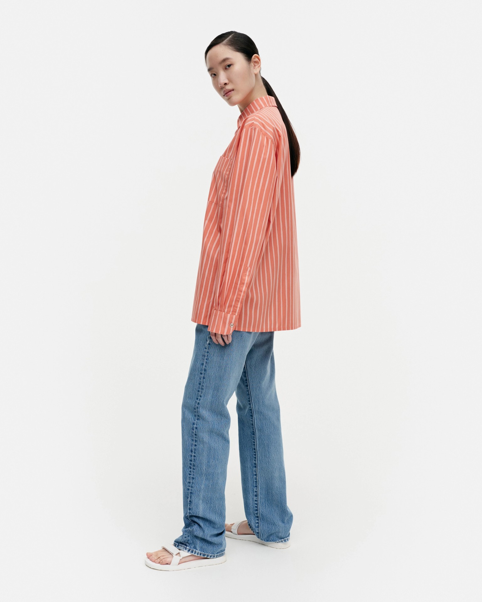 Jokapoika, Shirt, peach, light pink,