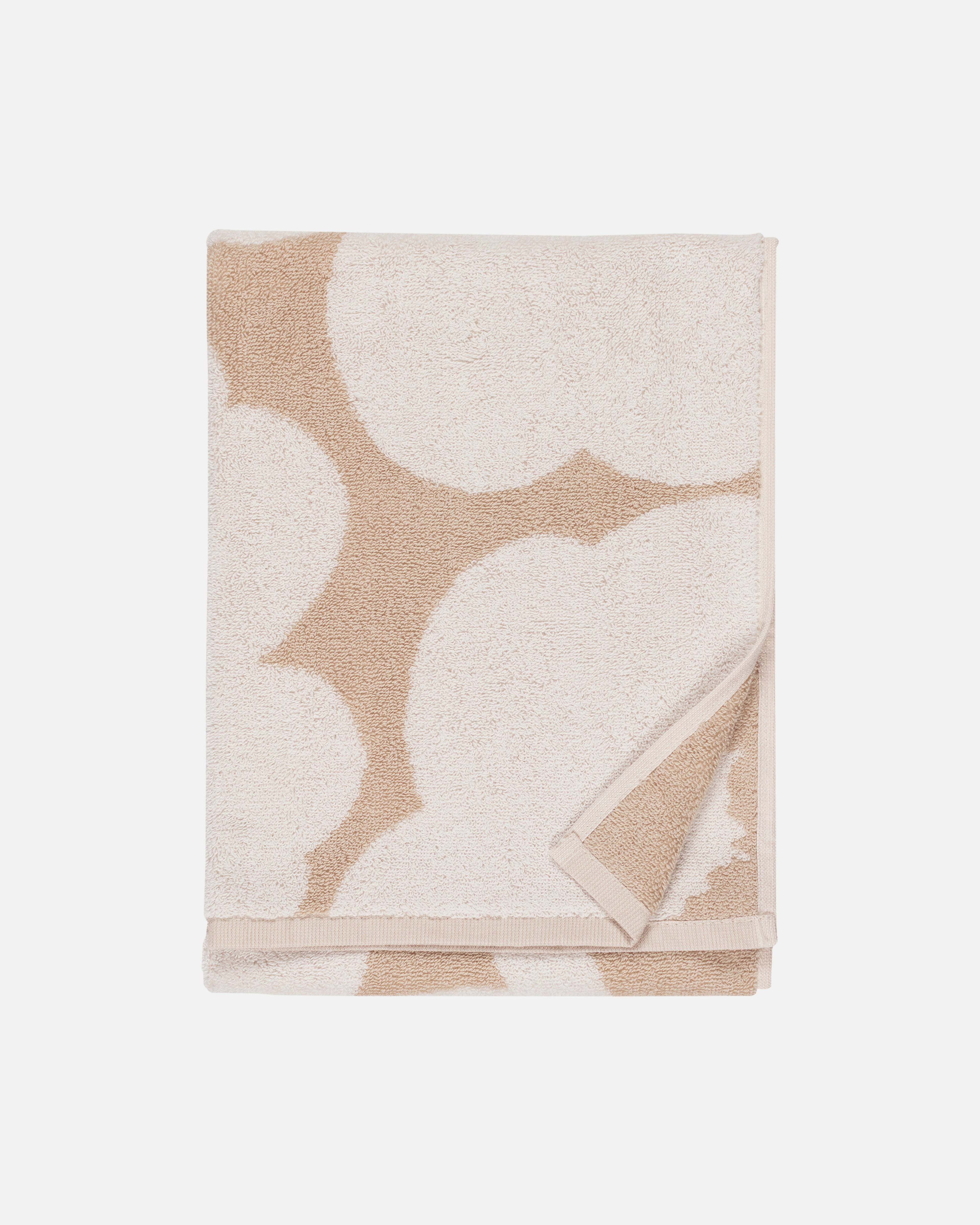 Unikko, Hand towel, beige,white,