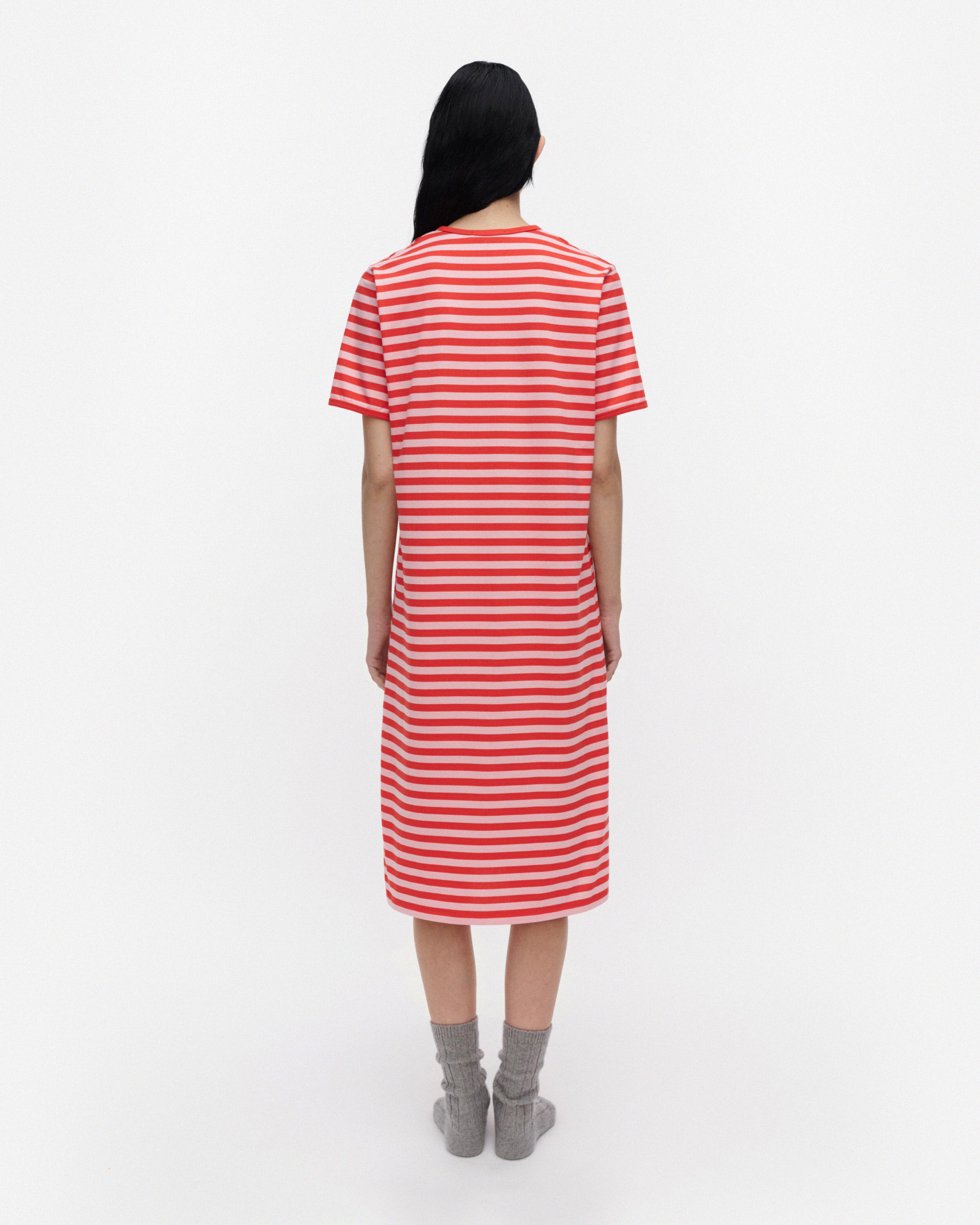Hetta II Tasaraita, Nightgown, red, light pink,