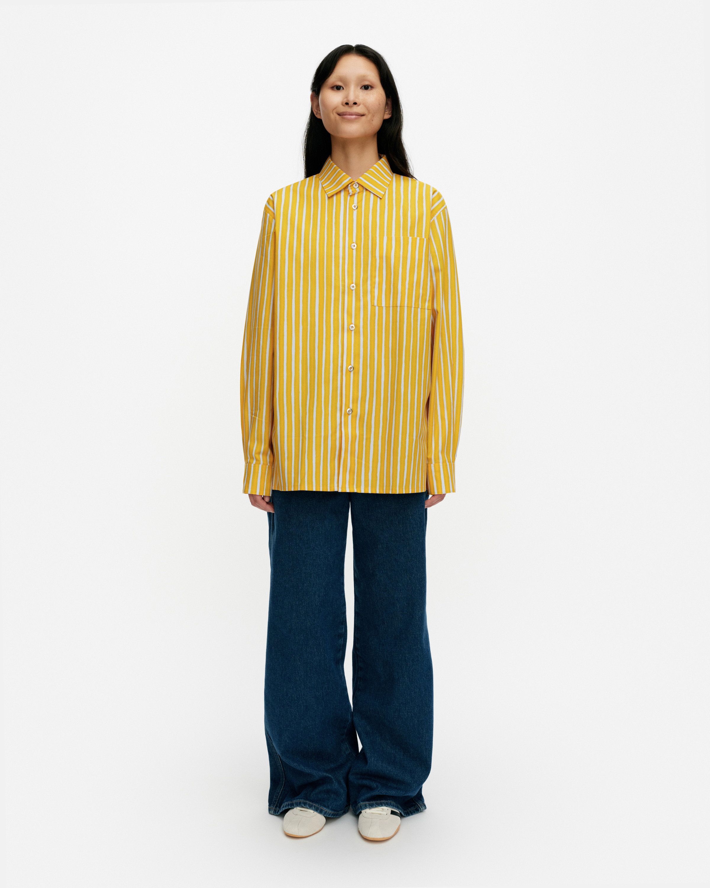 Jokapoika Kioski cotton shirt | Marimekko