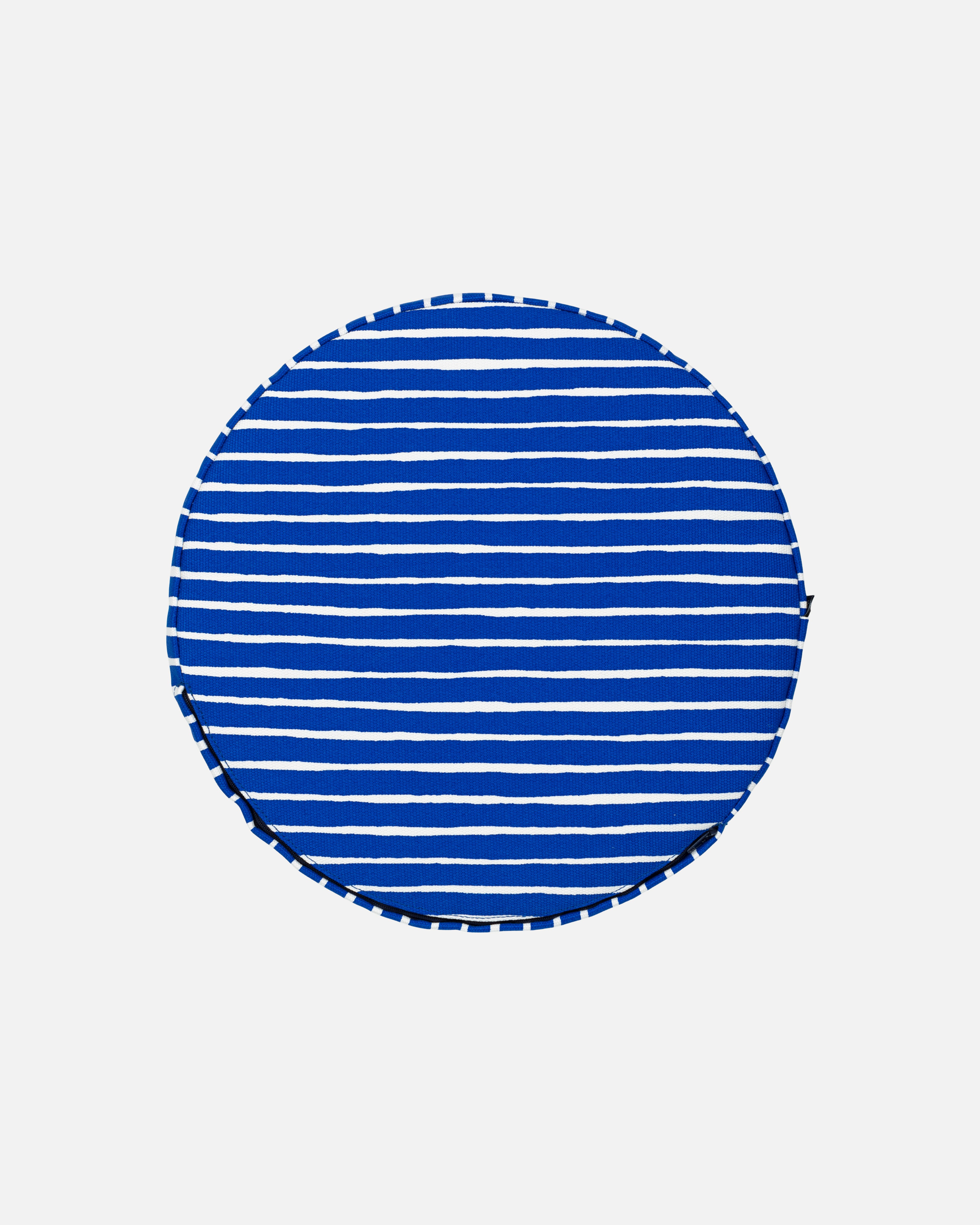 Piccolo, Seat cushion, blue, white,