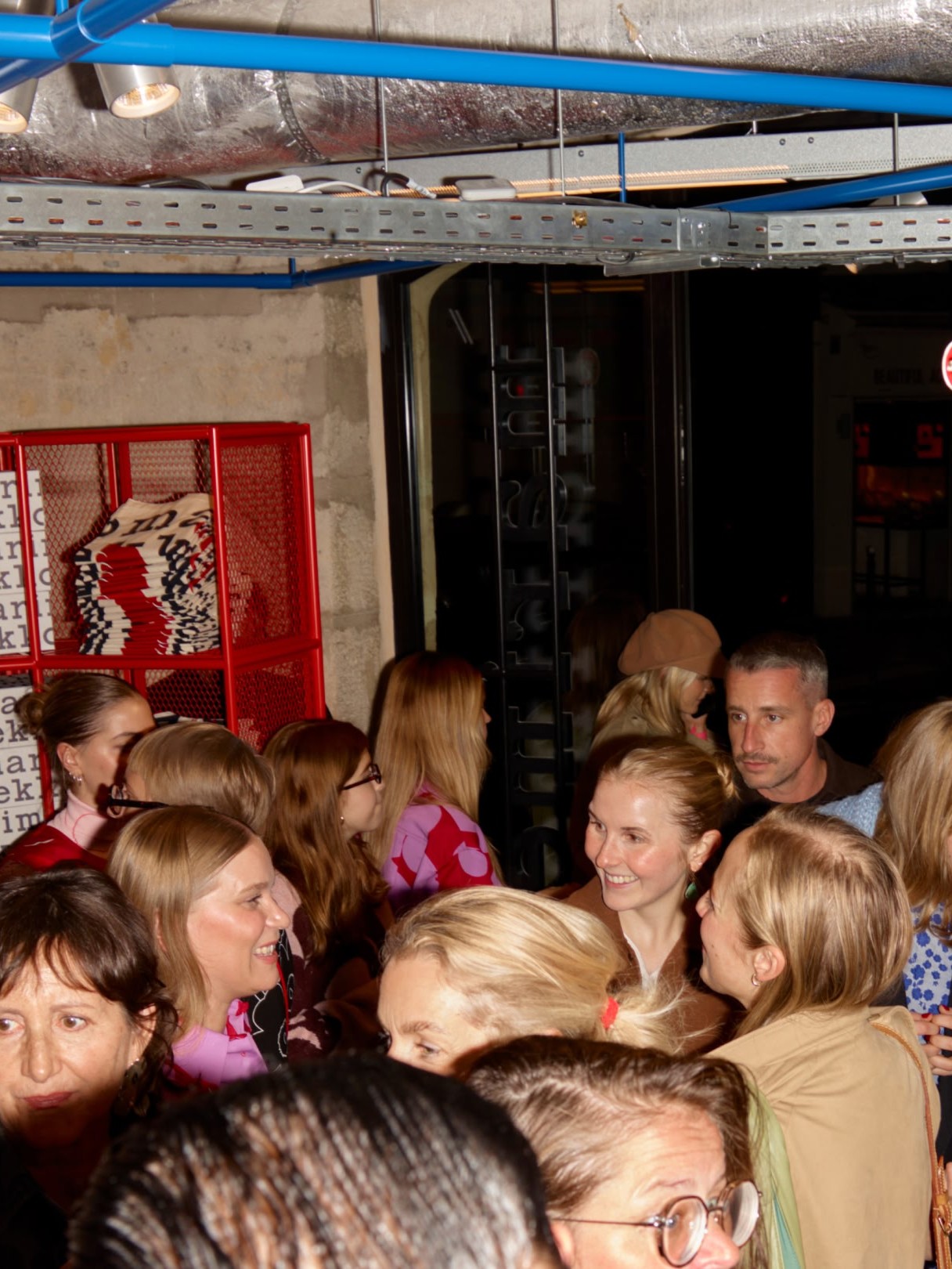 Guests at Marimekko Paris store opening.
