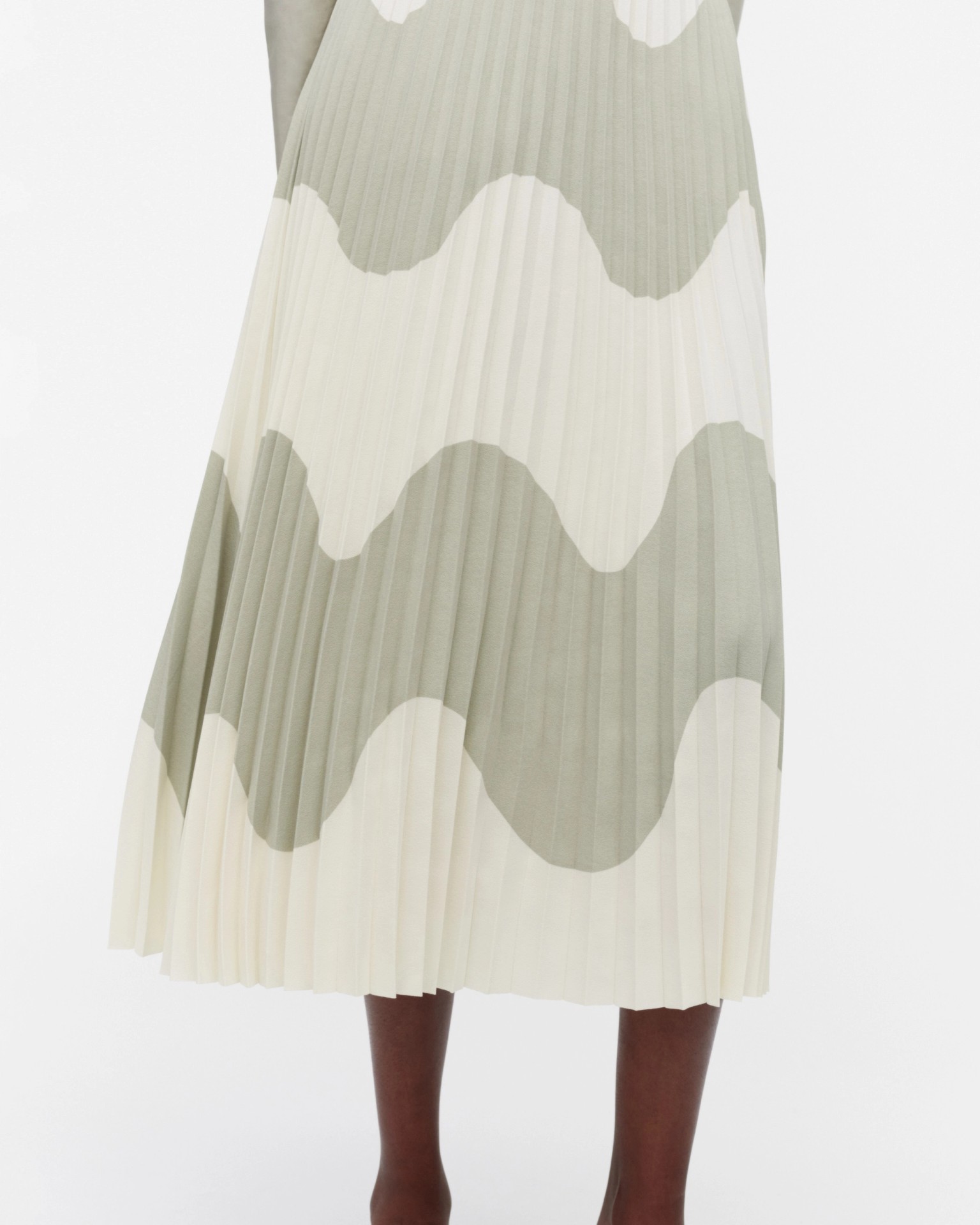 Piiru Lokki, Skirt, greyish green, light green,