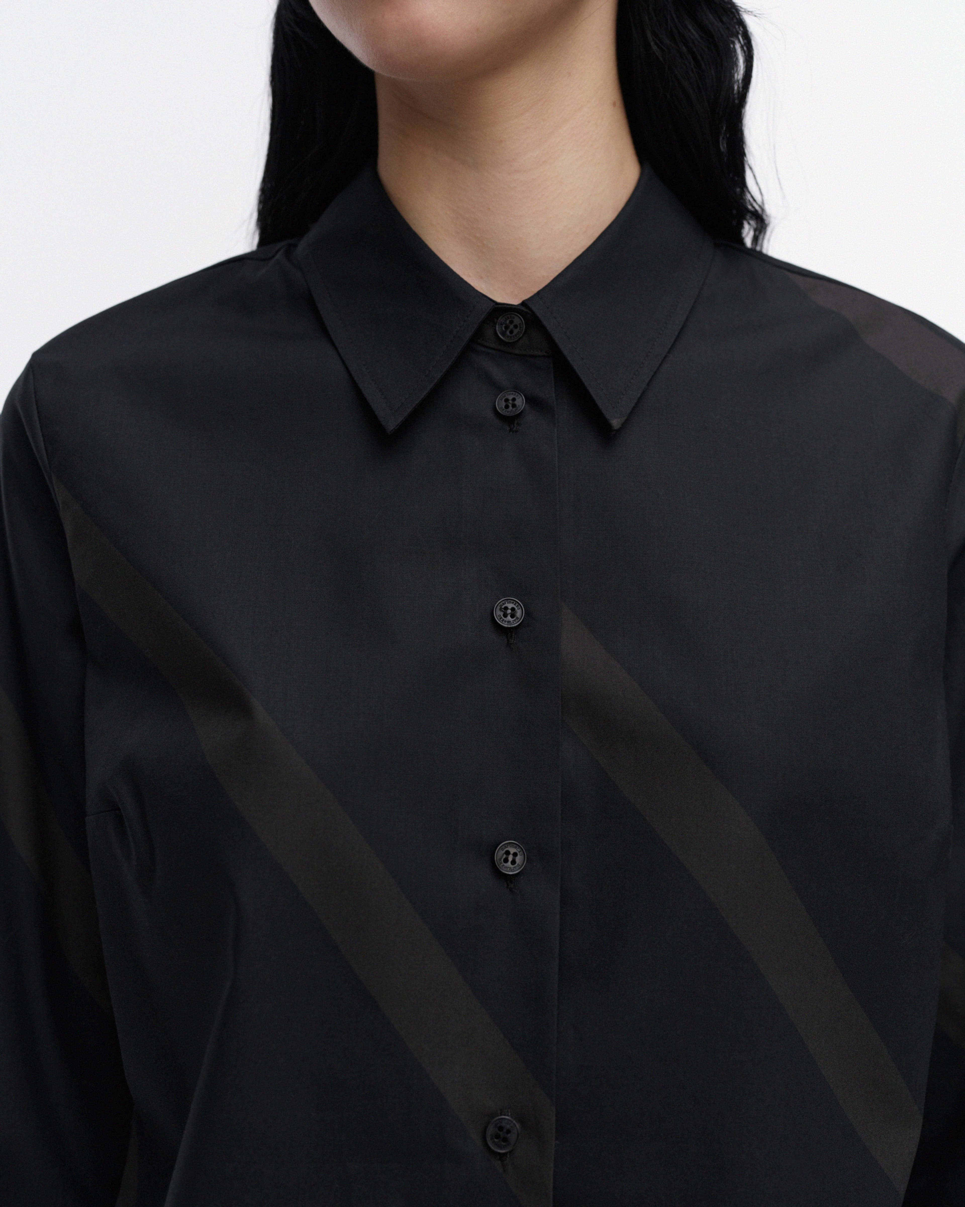 Uudestaan Basso, Blouse, black, dark grey,