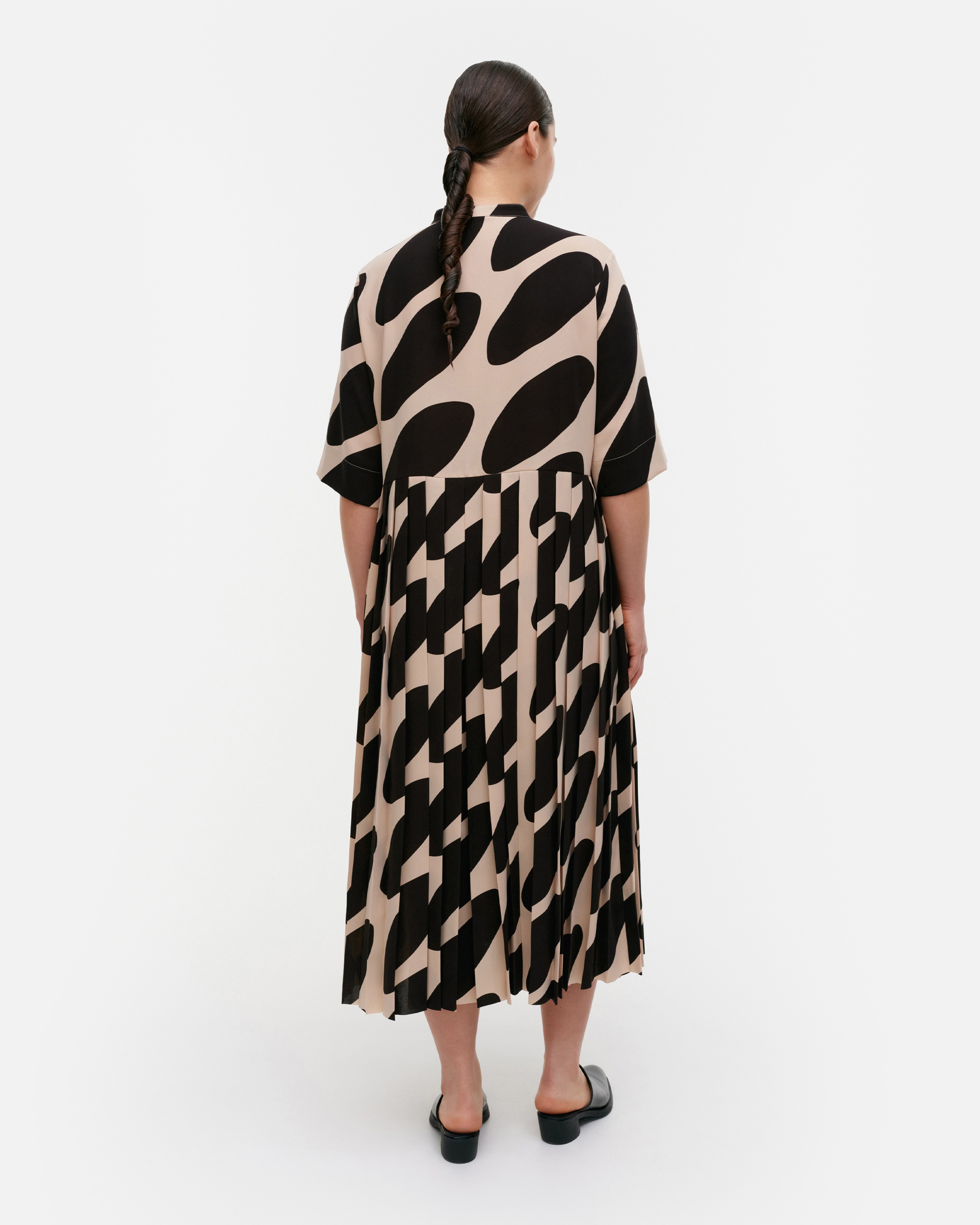 Pliitti Linssi, Dress, brown, black,